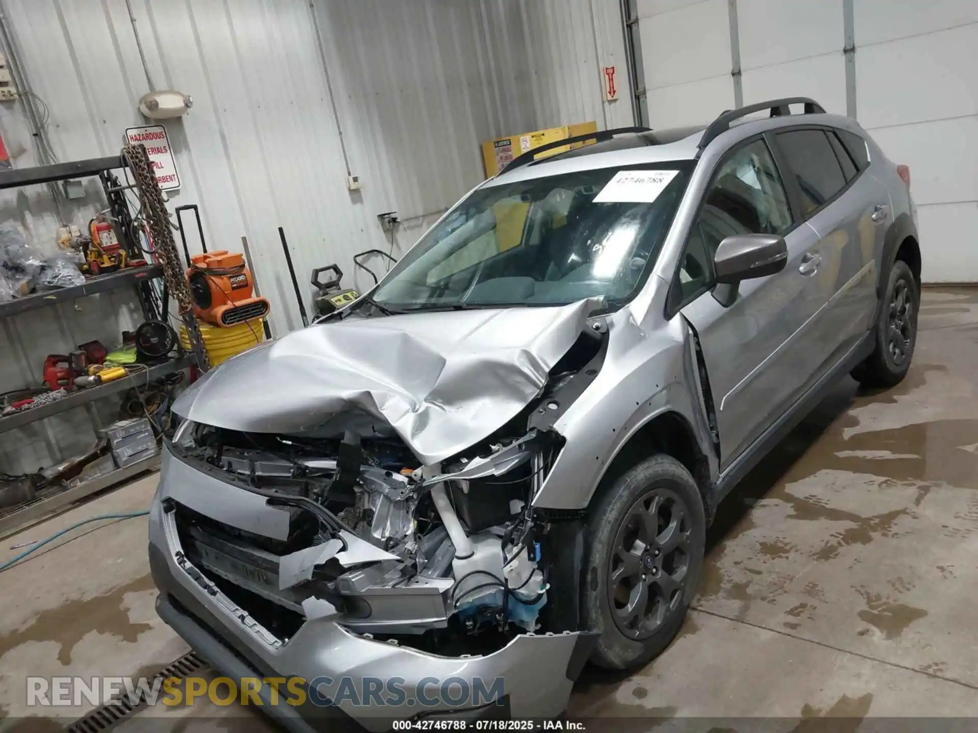 2 Photograph of a damaged car JF2GTHSC5MH264402 SUBARU CROSSTREK 2021