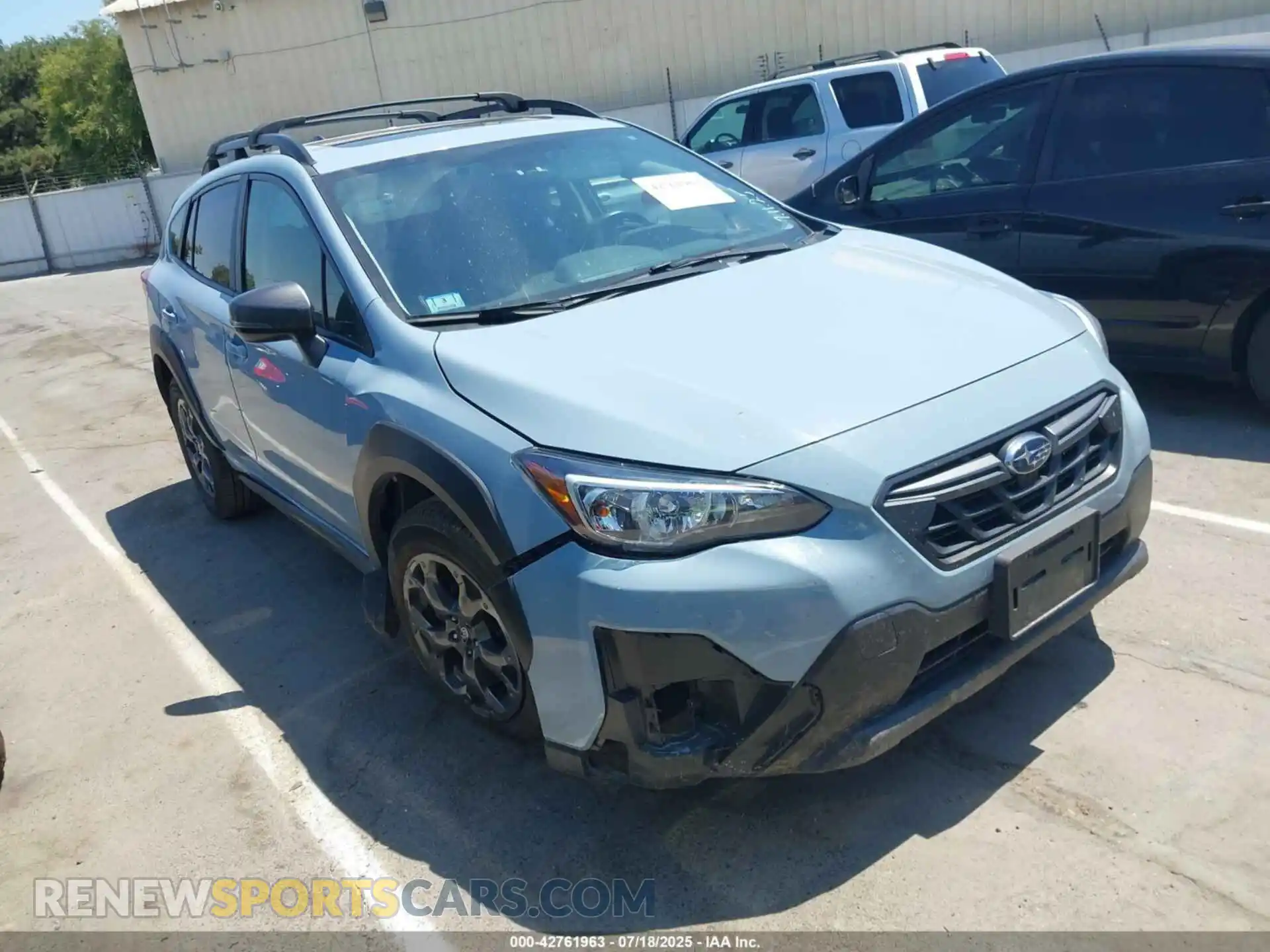 1 Photograph of a damaged car JF2GTHSC5MH295908 SUBARU CROSSTREK 2021