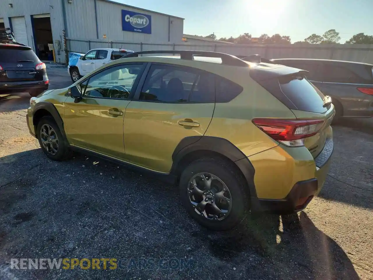 2 Photograph of a damaged car JF2GTHSC5MH296542 SUBARU CROSSTREK 2021