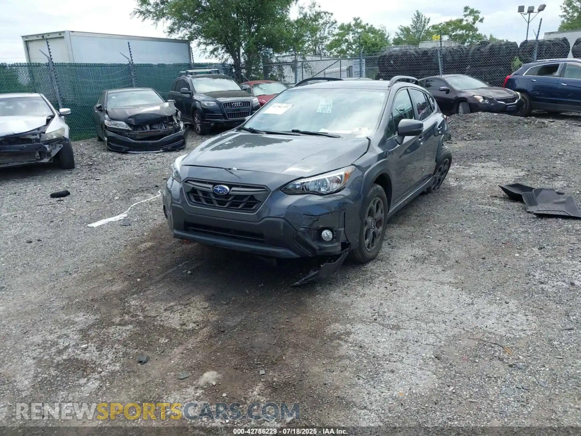 2 fotografías del automóvil dañado JF2GTHSC5MH670700 SUBARU CROSSTREK 2021