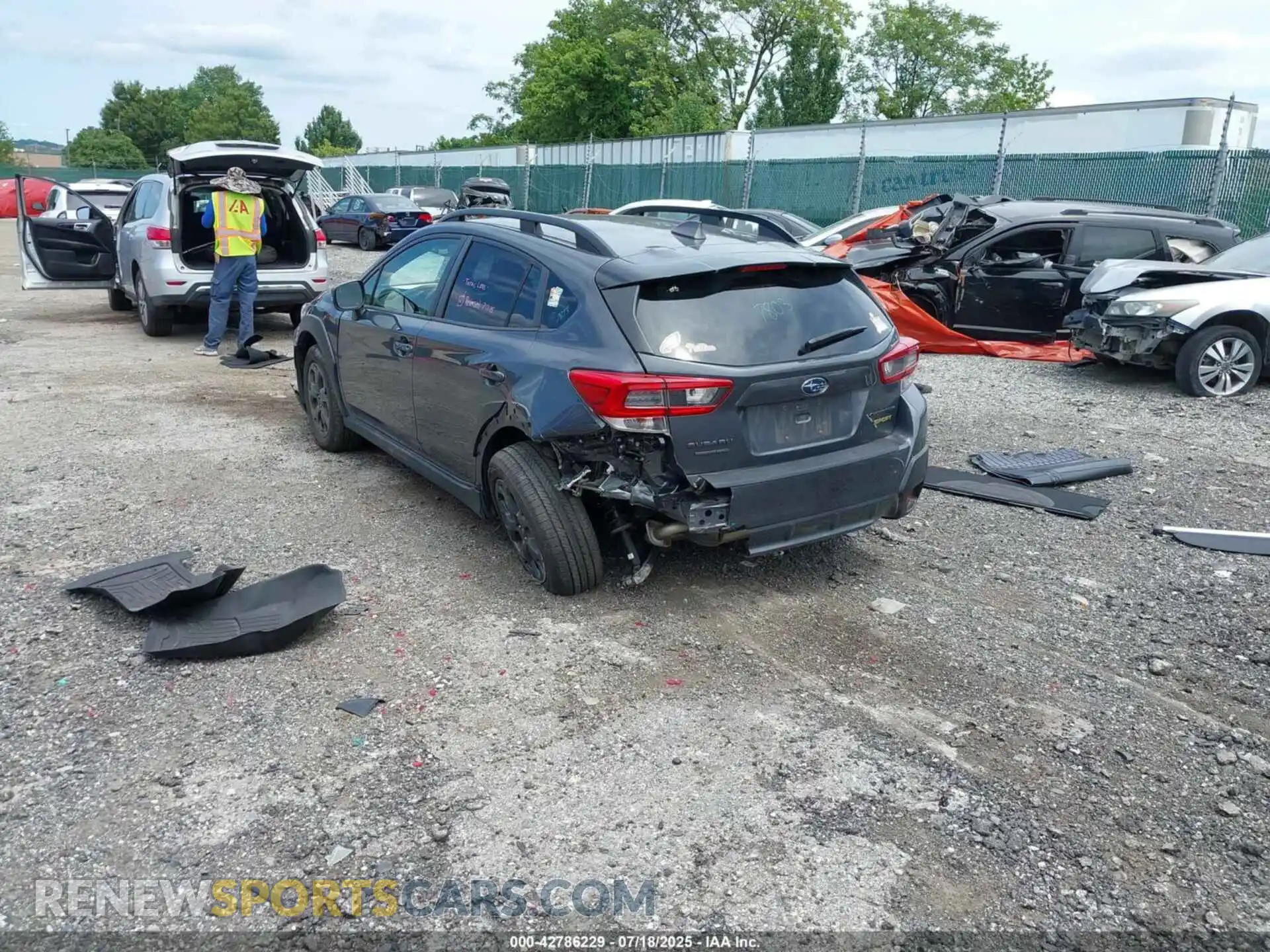3 fotografías del automóvil dañado JF2GTHSC5MH670700 SUBARU CROSSTREK 2021