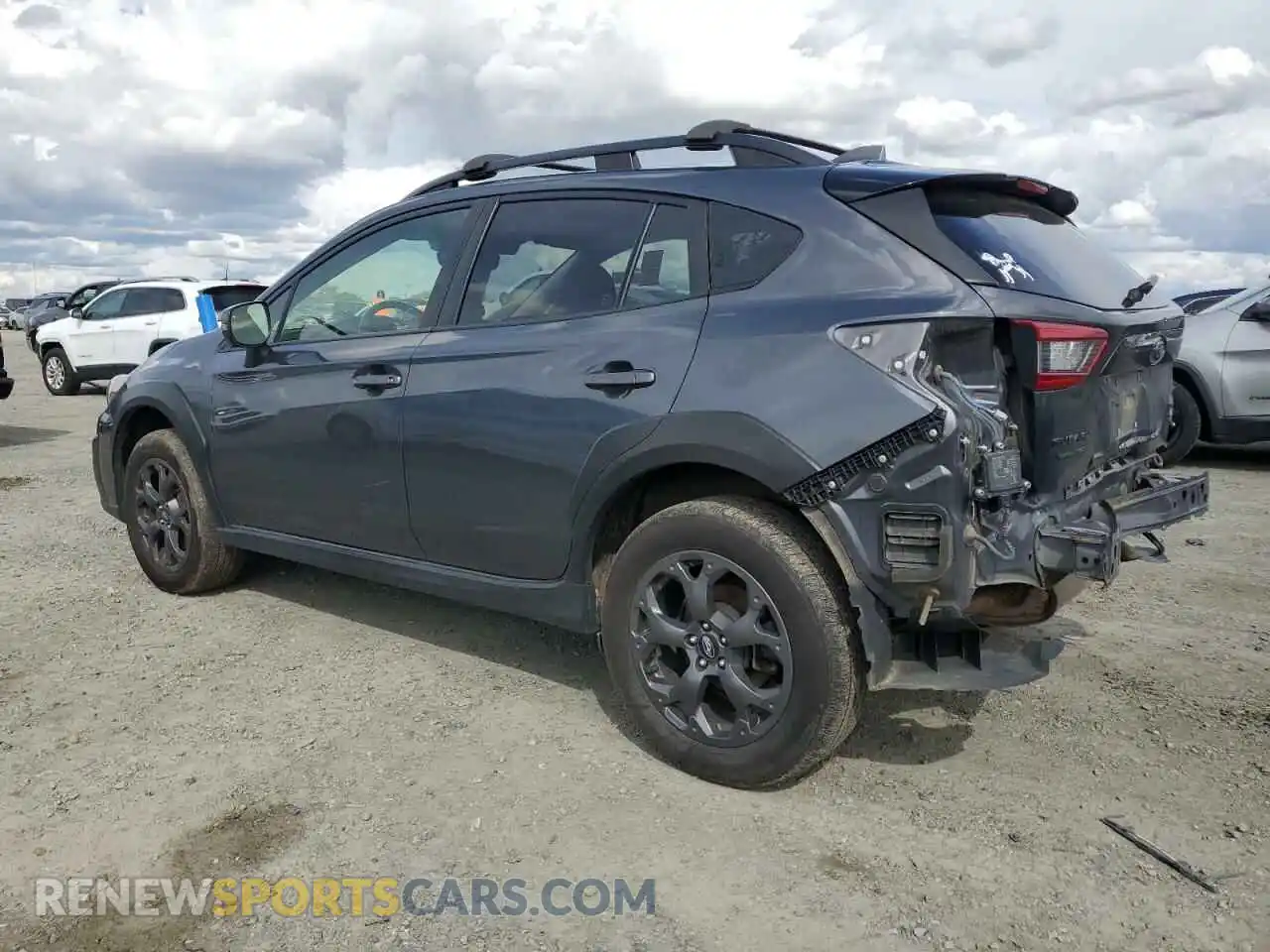 2 Photograph of a damaged car JF2GTHSC6MH234891 SUBARU CROSSTREK 2021