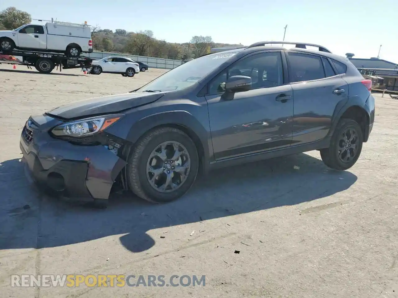 1 Photograph of a damaged car JF2GTHSC6MH260116 SUBARU CROSSTREK 2021