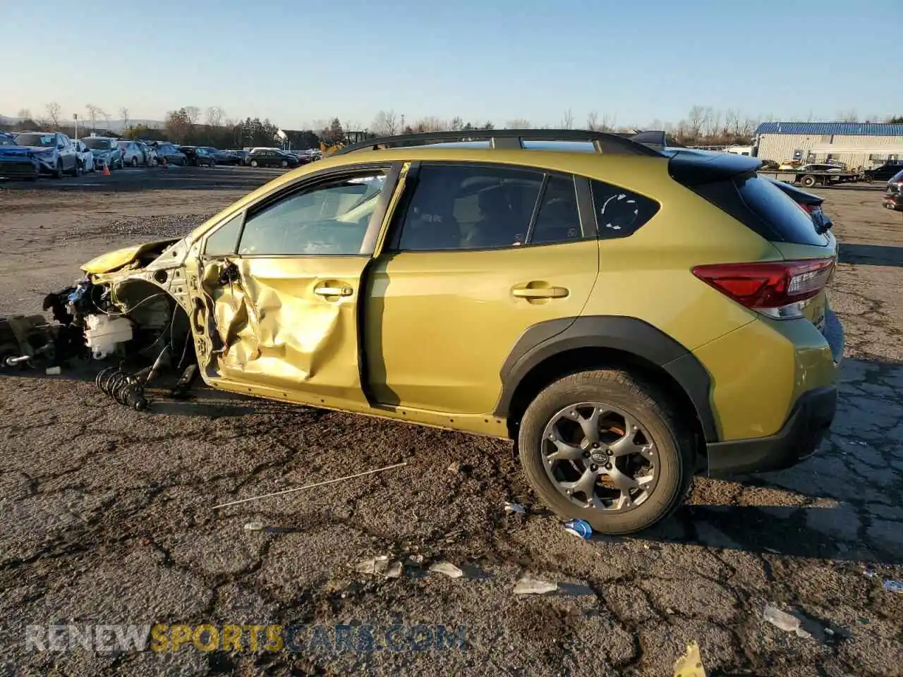 2 Photograph of a damaged car JF2GTHSC6MH285730 SUBARU CROSSTREK 2021