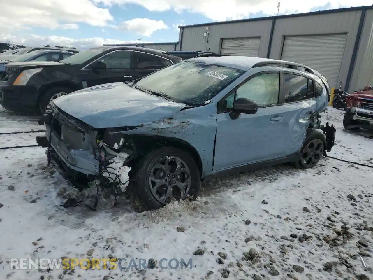 1 Photograph of a damaged car JF2GTHSC6MH297053 SUBARU CROSSTREK 2021