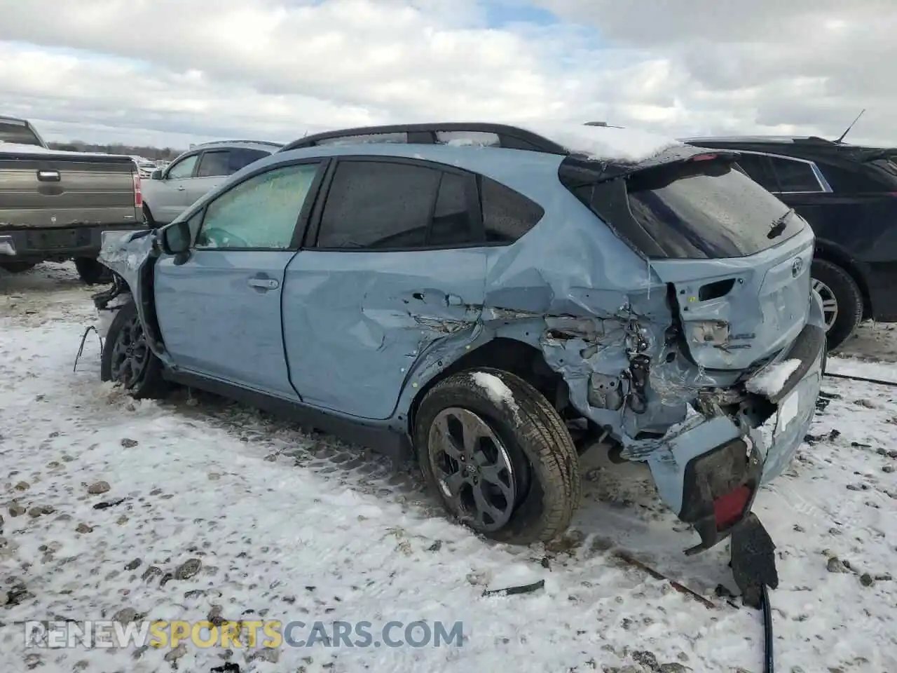 2 Photograph of a damaged car JF2GTHSC6MH297053 SUBARU CROSSTREK 2021
