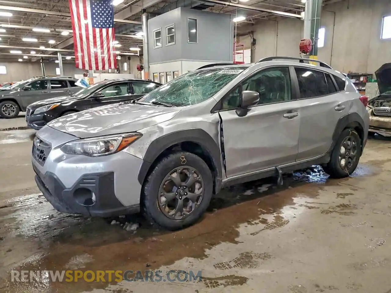 1 Фотография поврежденного автомобиля JF2GTHSC6MH383771 SUBARU CROSSTREK 2021