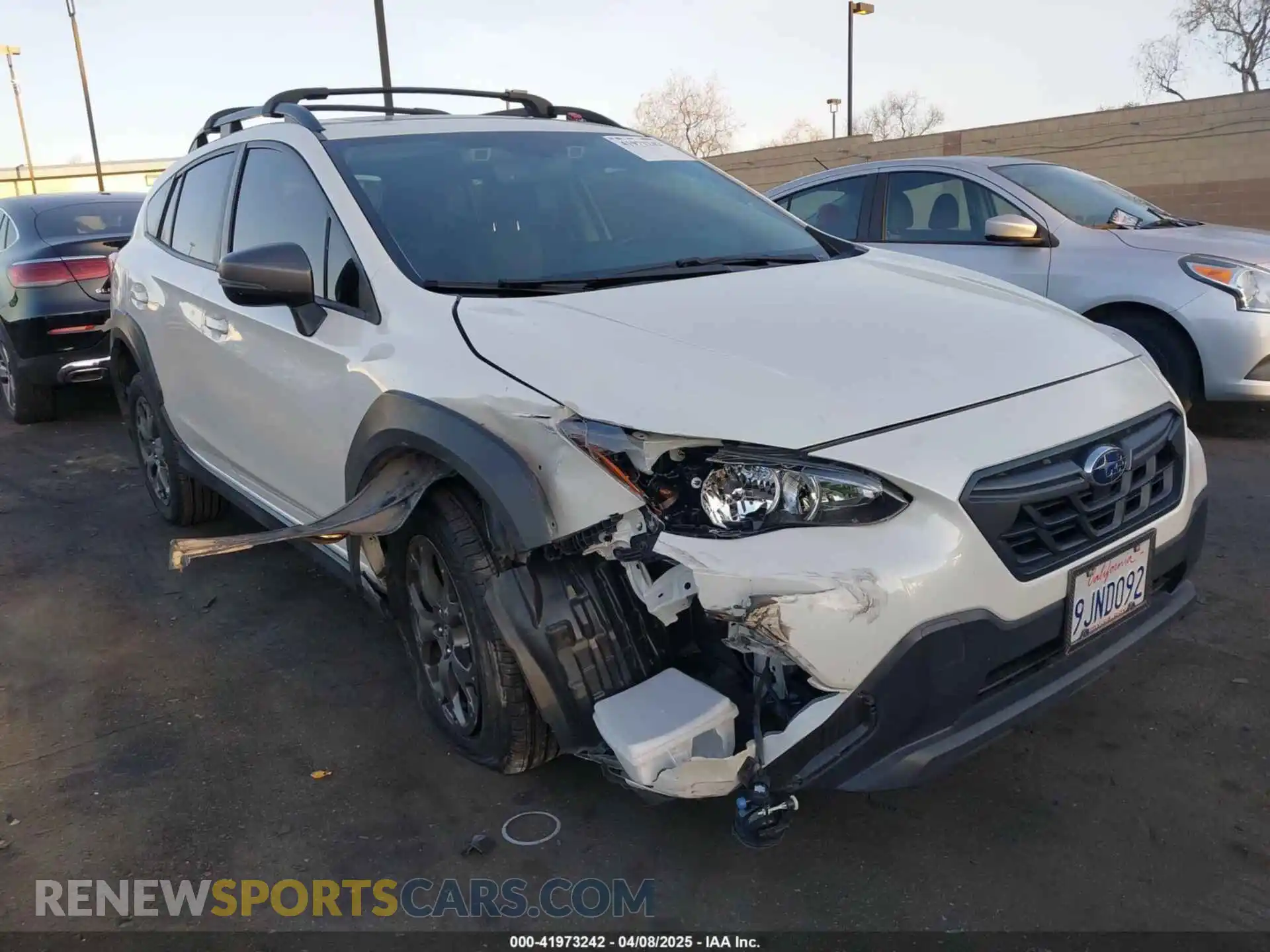 1 Photograph of a damaged car JF2GTHSC6MH395533 SUBARU CROSSTREK 2021