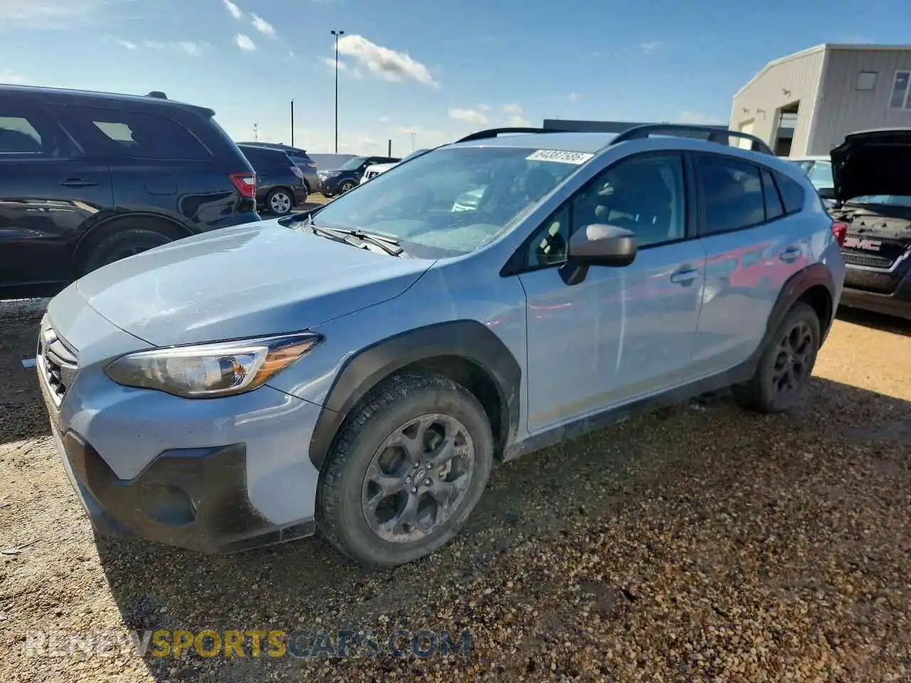 1 Photograph of a damaged car JF2GTHSC6MH651959 SUBARU CROSSTREK 2021