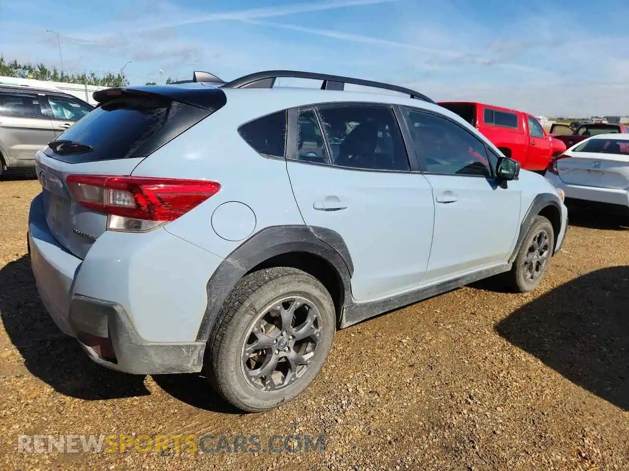 3 Photograph of a damaged car JF2GTHSC6MH651959 SUBARU CROSSTREK 2021