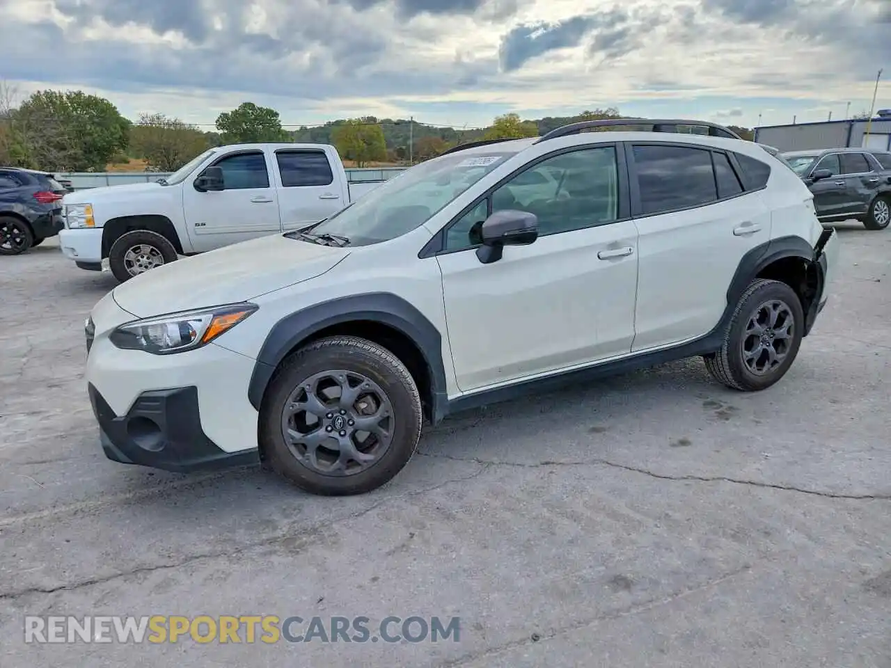 1 Photograph of a damaged car JF2GTHSC6MH654389 SUBARU CROSSTREK 2021