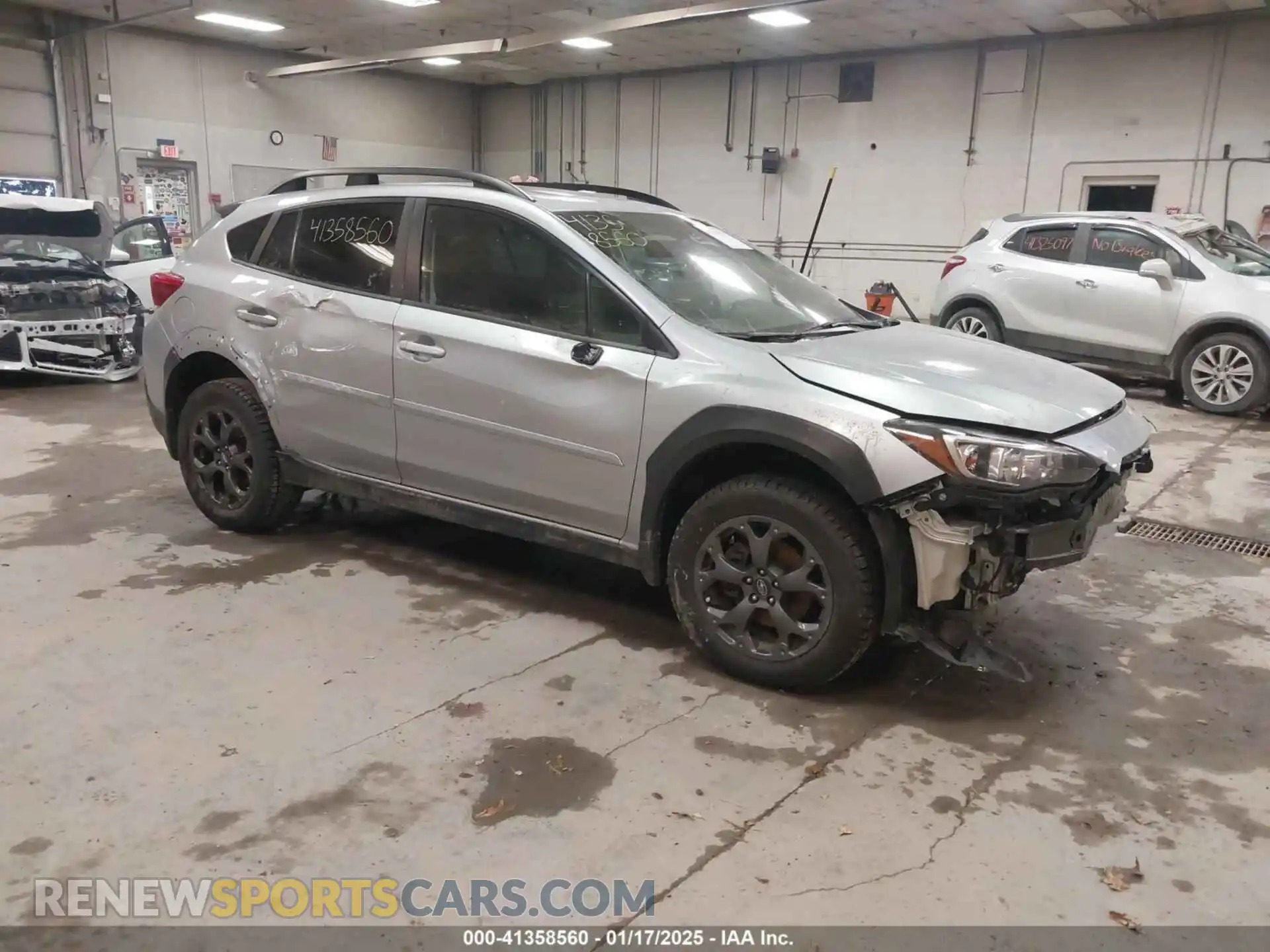 1 Photograph of a damaged car JF2GTHSC6MH660869 SUBARU CROSSTREK 2021