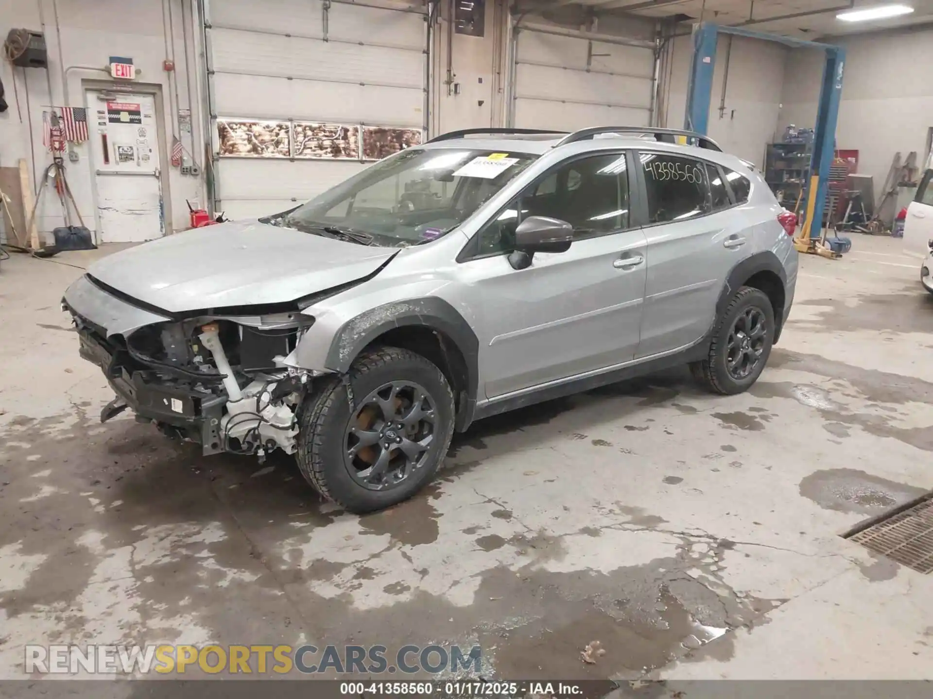 2 Photograph of a damaged car JF2GTHSC6MH660869 SUBARU CROSSTREK 2021