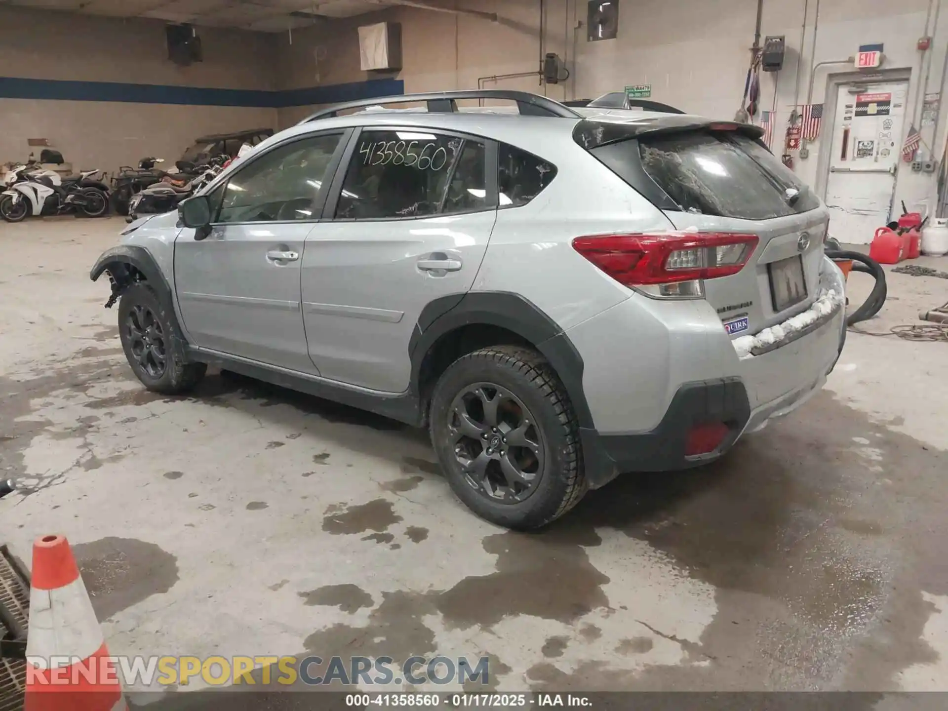 3 Photograph of a damaged car JF2GTHSC6MH660869 SUBARU CROSSTREK 2021