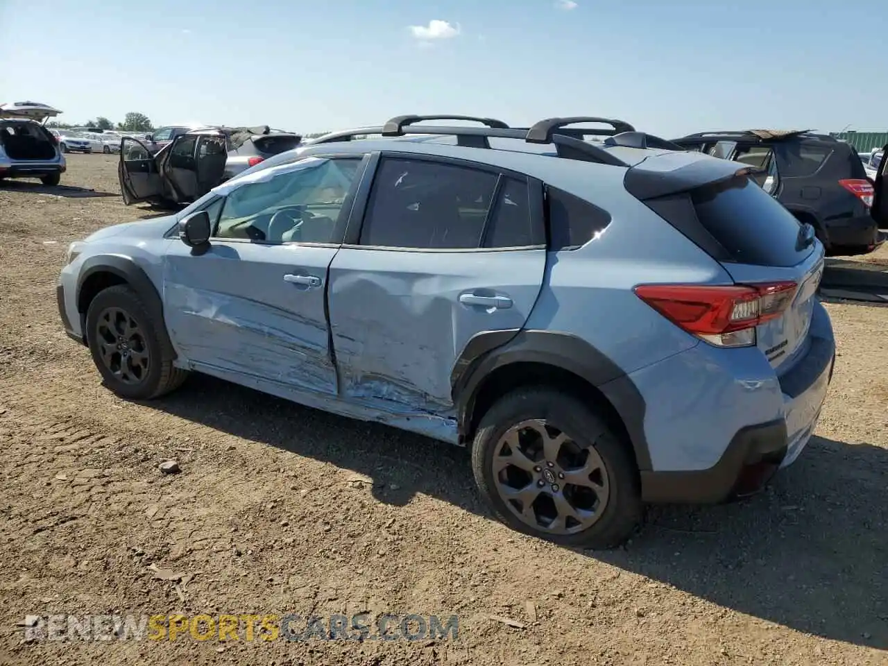 2 Photograph of a damaged car JF2GTHSC7MH205416 SUBARU CROSSTREK 2021