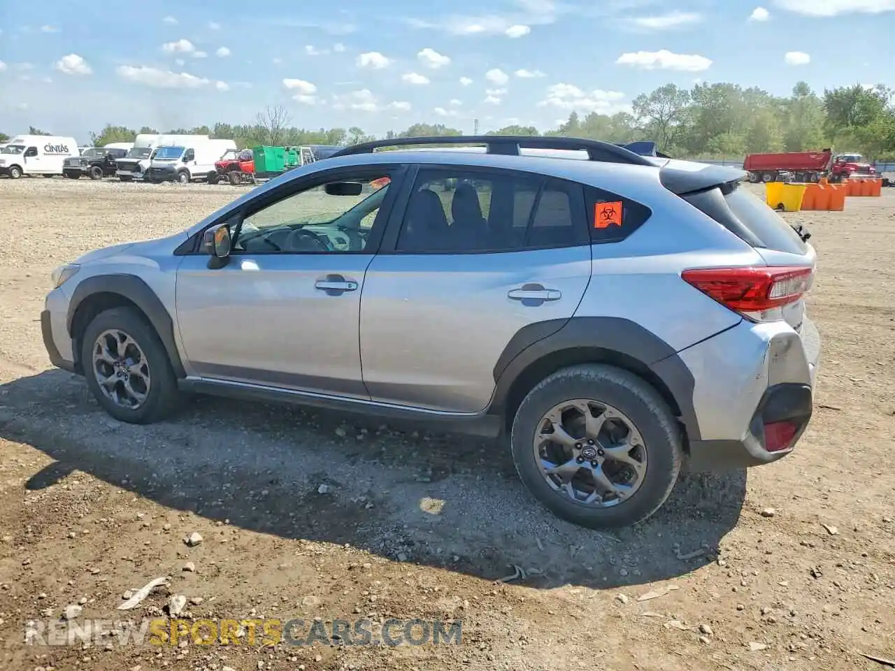 2 fotografías del automóvil dañado JF2GTHSC7MH296672 SUBARU CROSSTREK 2021