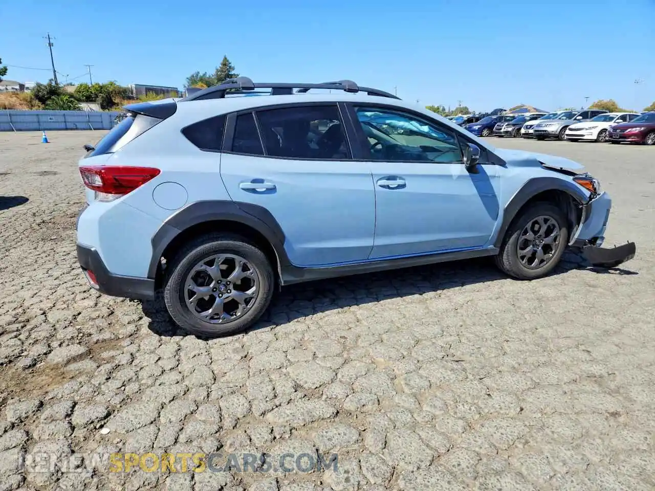 3 fotografías del automóvil dañado JF2GTHSC7MH329606 SUBARU CROSSTREK 2021