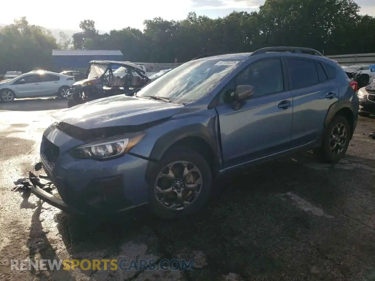 1 Photograph of a damaged car JF2GTHSC7MH364193 SUBARU CROSSTREK 2021
