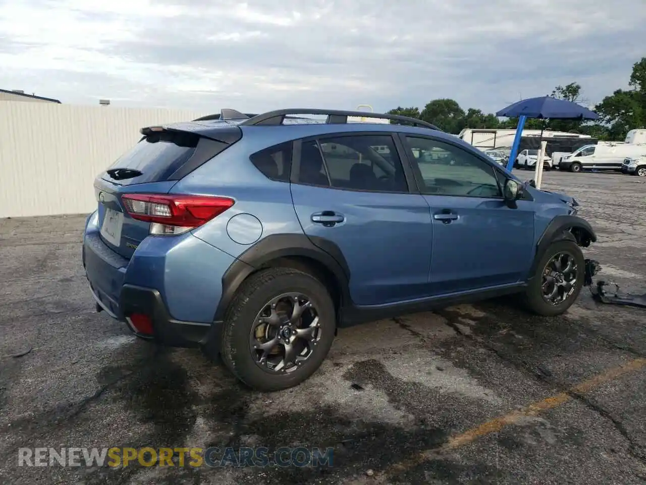 3 Photograph of a damaged car JF2GTHSC7MH364193 SUBARU CROSSTREK 2021