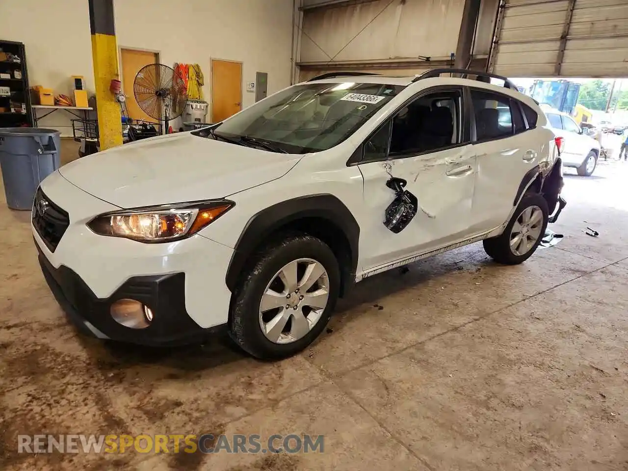 1 Photograph of a damaged car JF2GTHSC8MH225738 SUBARU CROSSTREK 2021