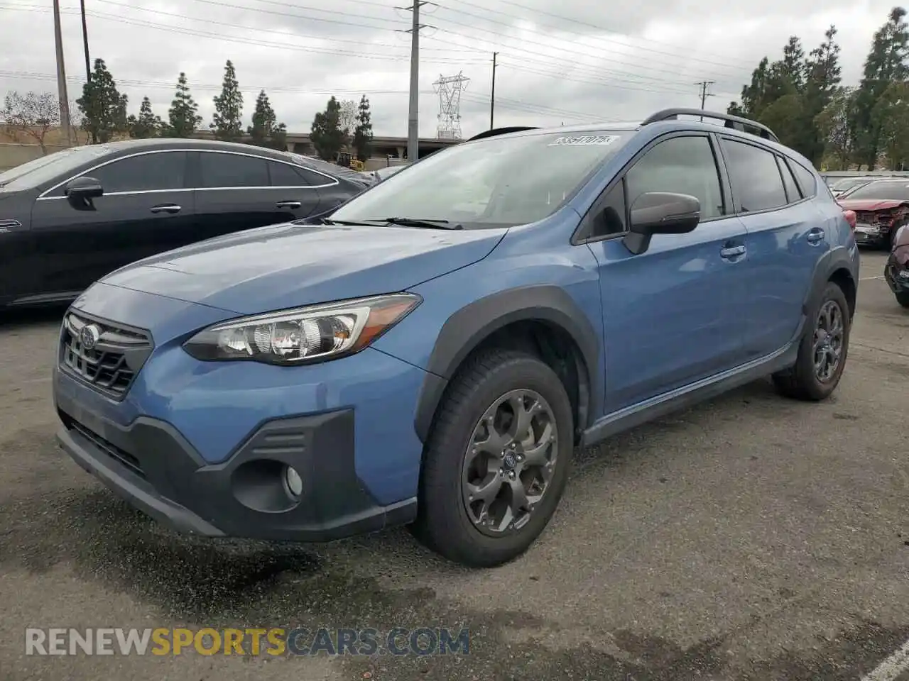 1 Photograph of a damaged car JF2GTHSC8MH238991 SUBARU CROSSTREK 2021