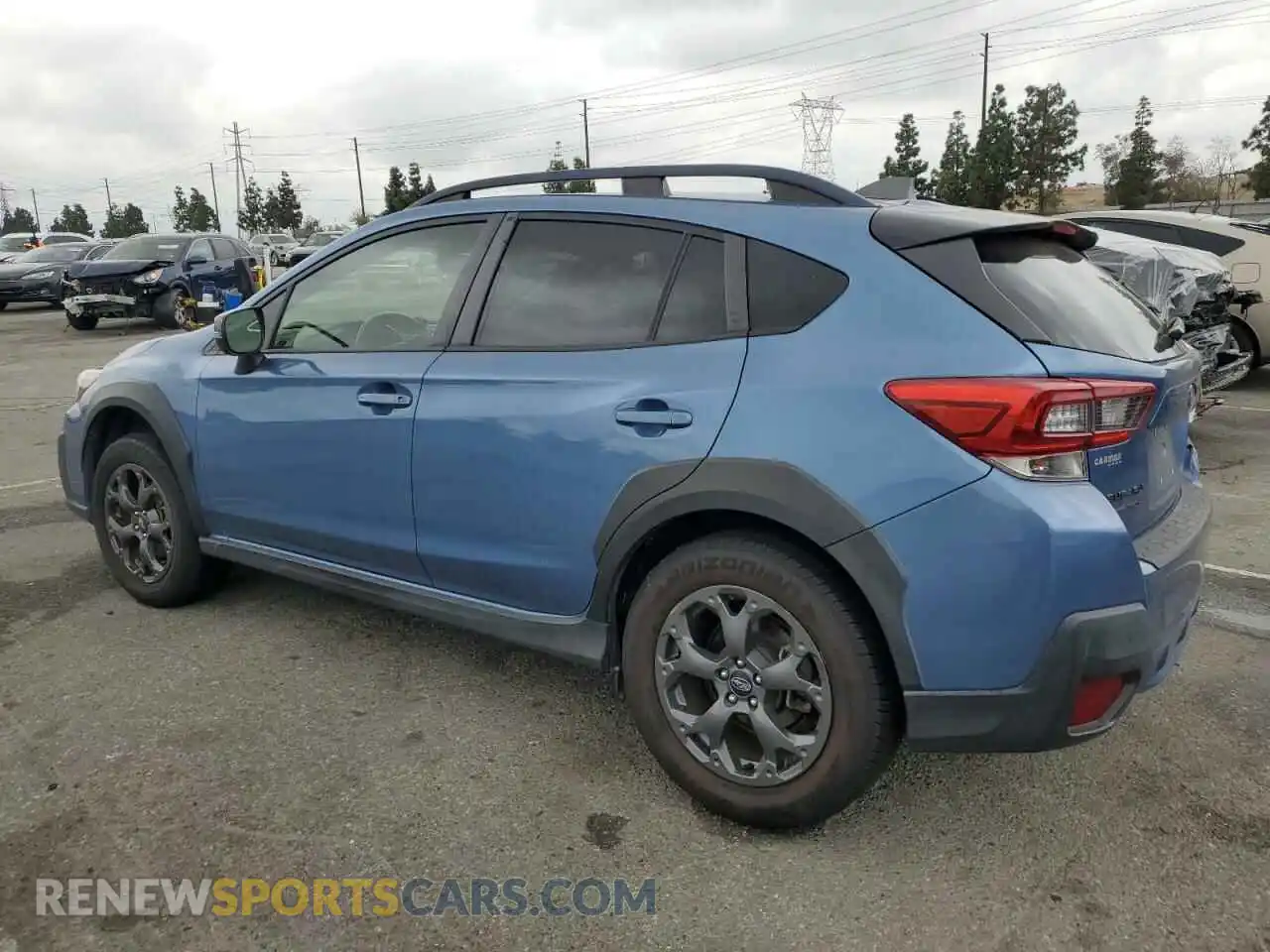 2 Photograph of a damaged car JF2GTHSC8MH238991 SUBARU CROSSTREK 2021