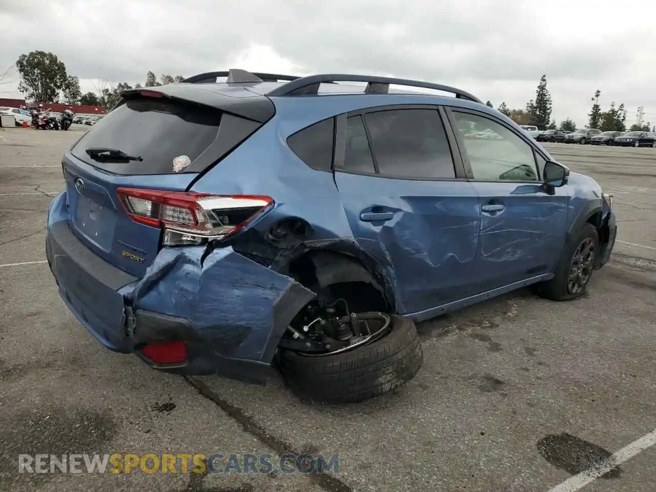 3 Photograph of a damaged car JF2GTHSC8MH238991 SUBARU CROSSTREK 2021