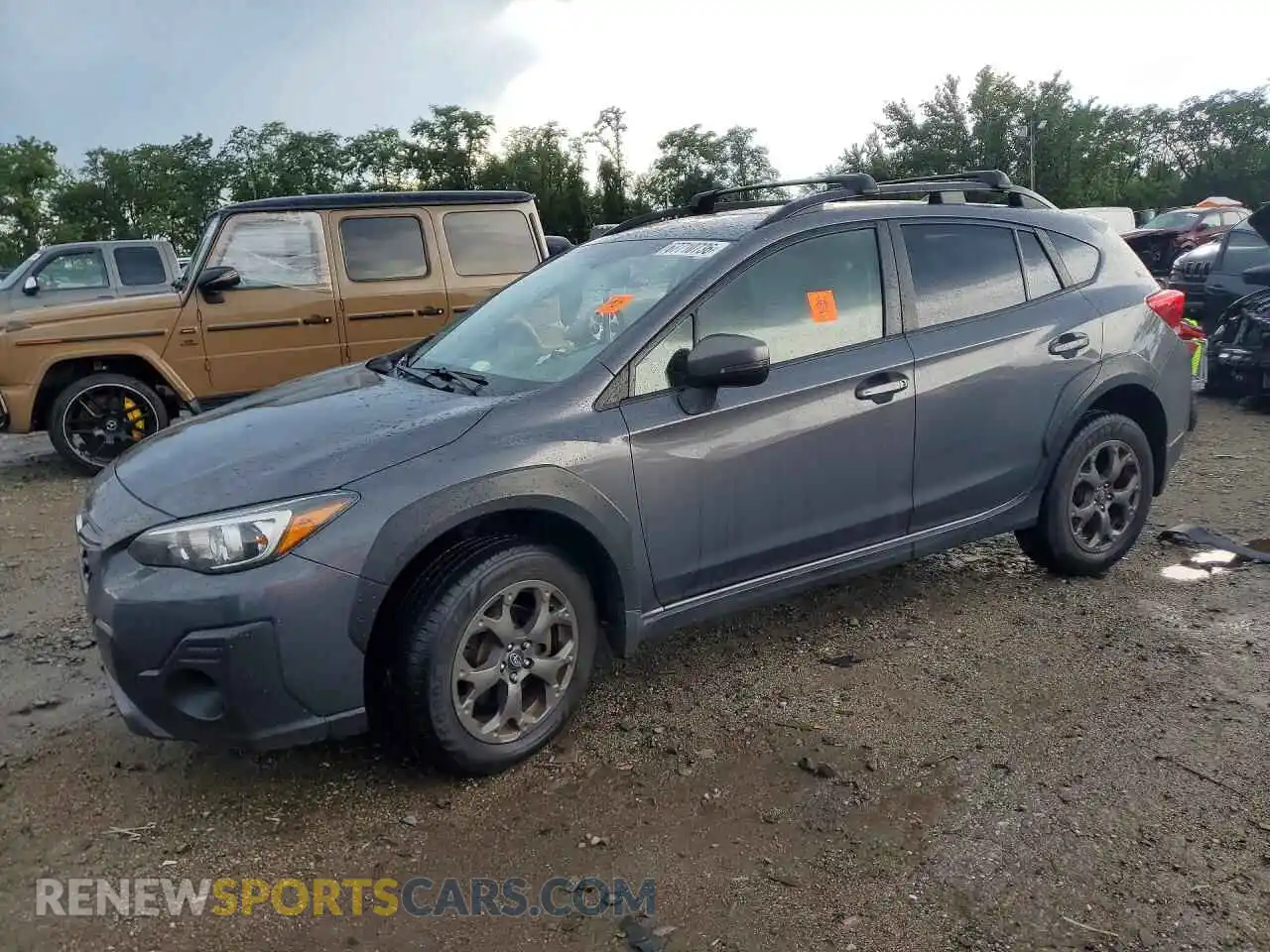 1 Photograph of a damaged car JF2GTHSC8MH394206 SUBARU CROSSTREK 2021