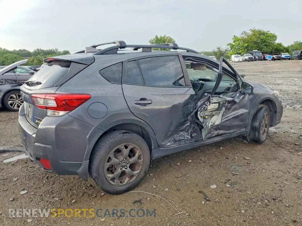3 Photograph of a damaged car JF2GTHSC8MH394206 SUBARU CROSSTREK 2021
