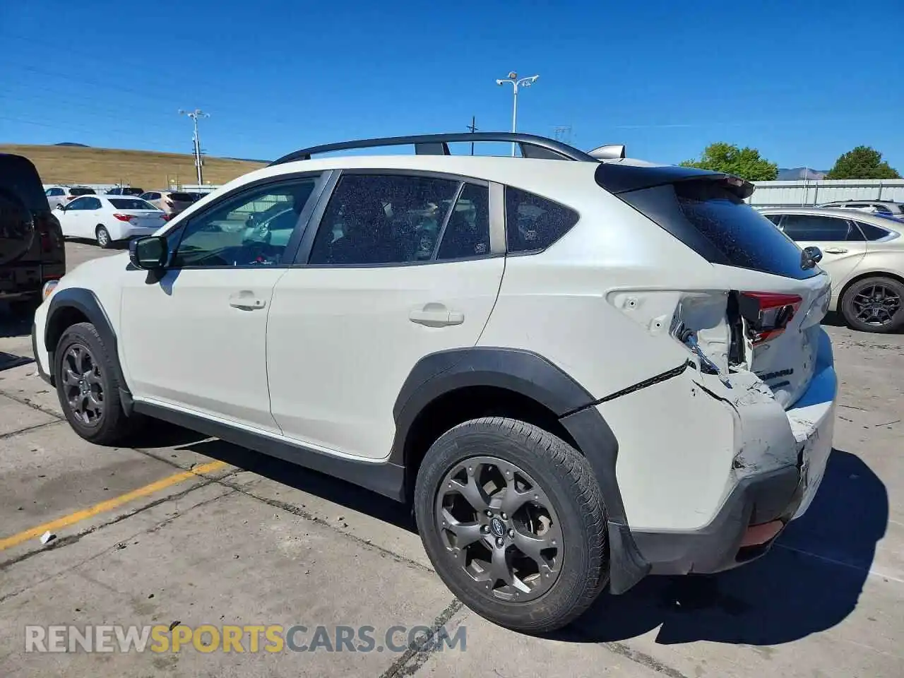 2 Photograph of a damaged car JF2GTHSC9MH239342 SUBARU CROSSTREK 2021