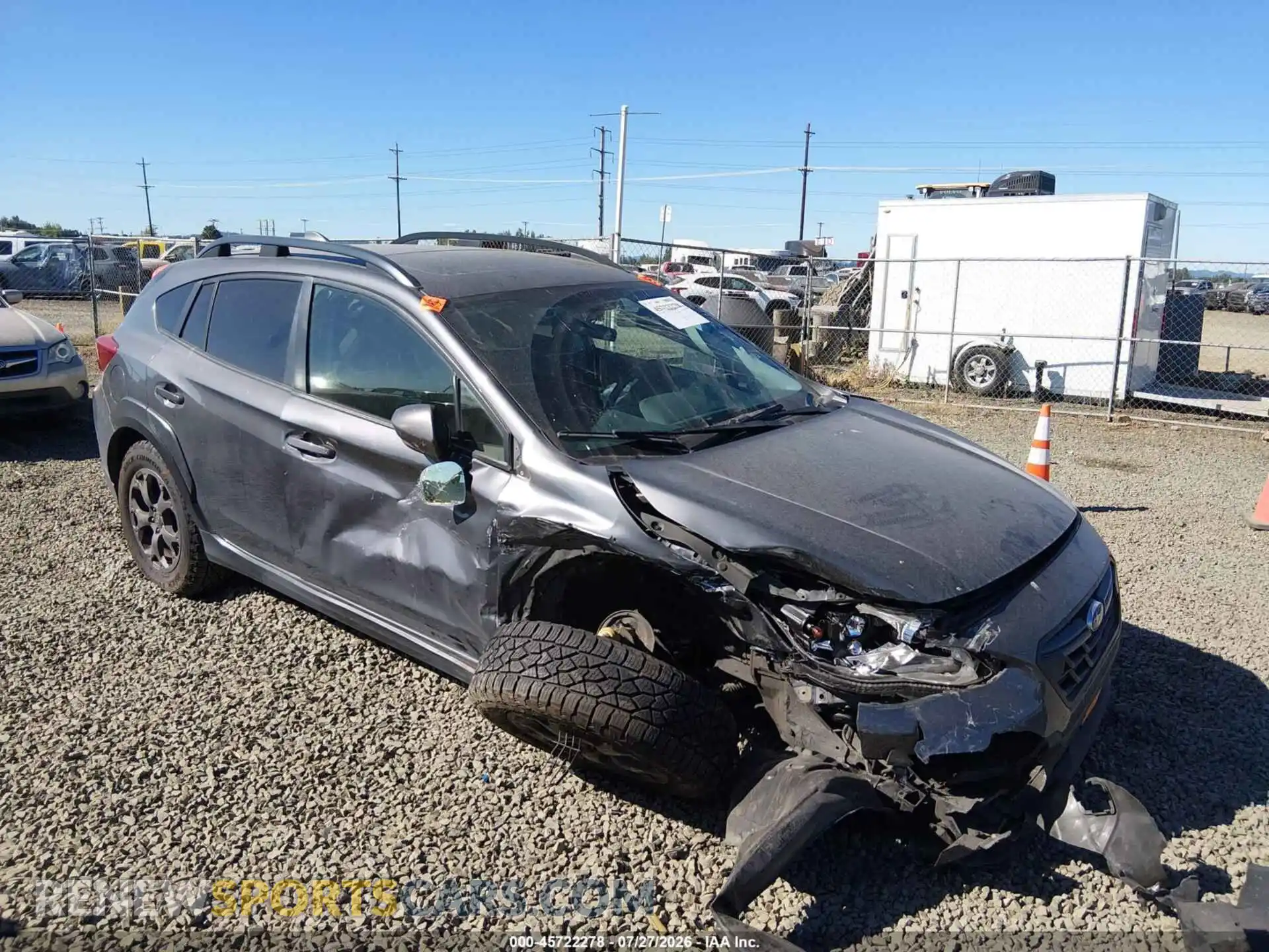 1 Фотография поврежденного автомобиля JF2GTHSC9MH272289 SUBARU CROSSTREK 2021
