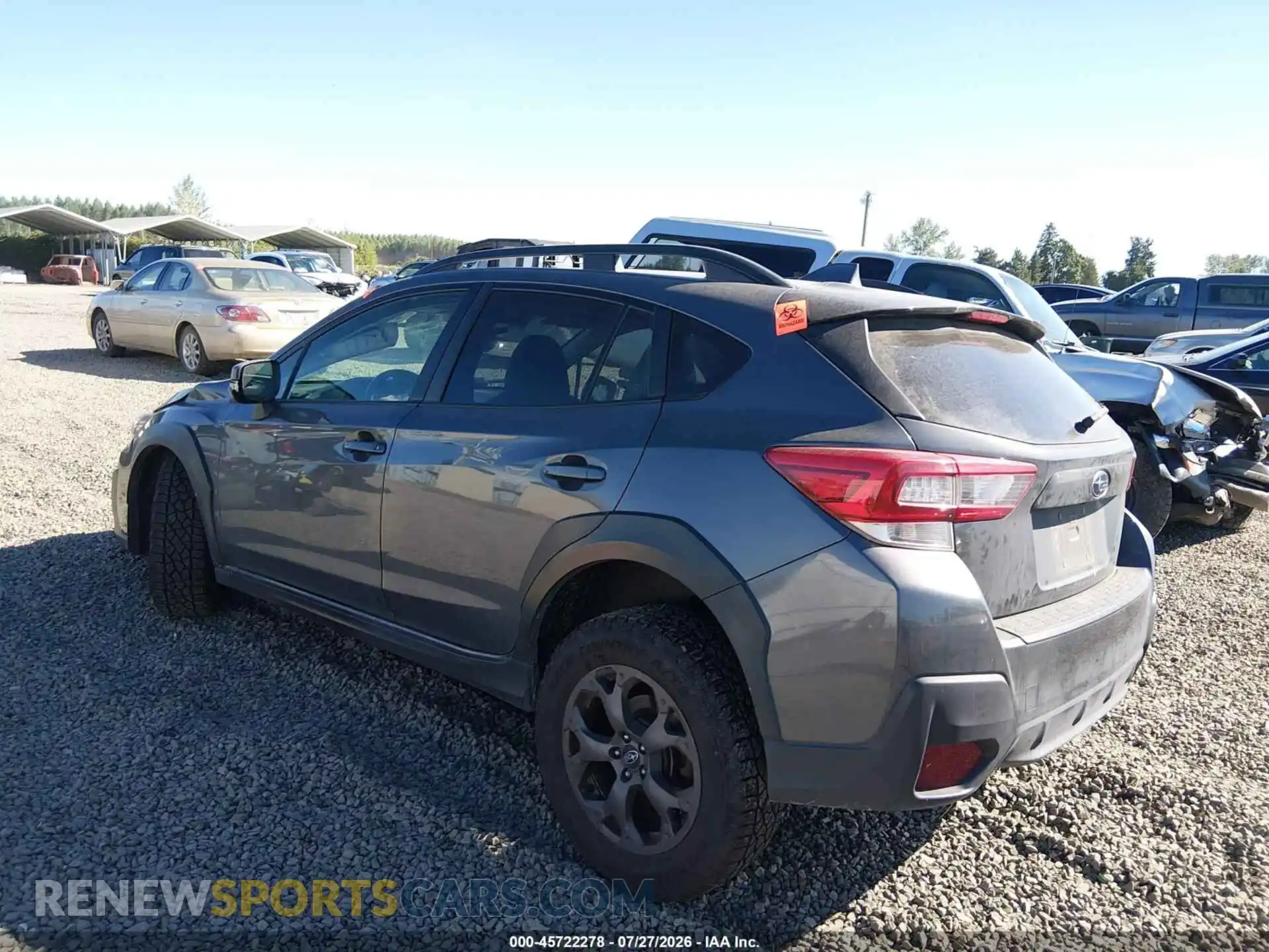3 Фотография поврежденного автомобиля JF2GTHSC9MH272289 SUBARU CROSSTREK 2021