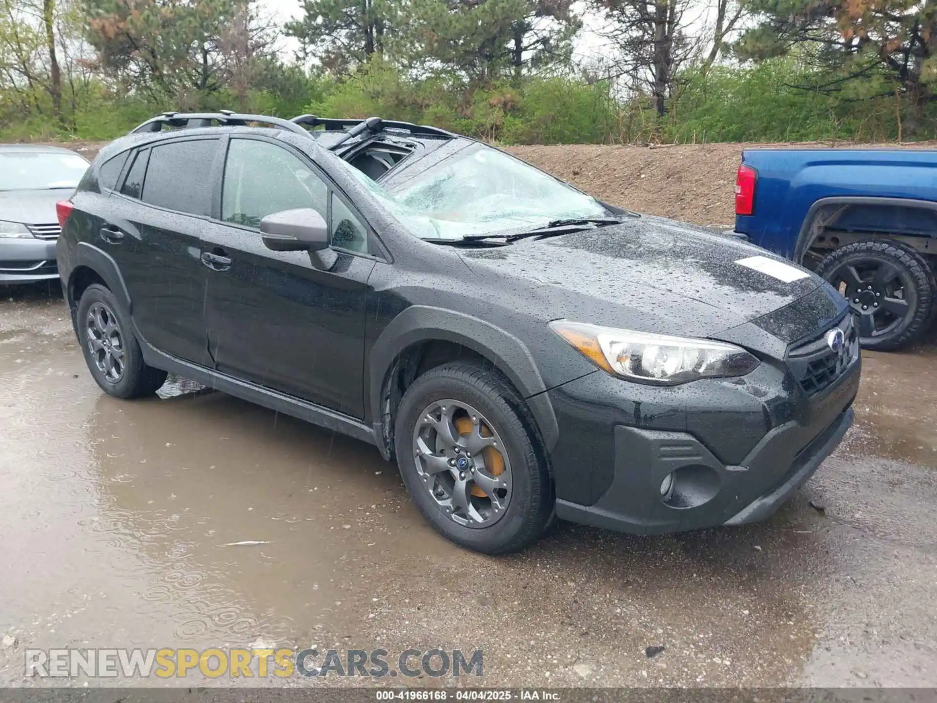 1 Photograph of a damaged car JF2GTHSC9MH327162 SUBARU CROSSTREK 2021