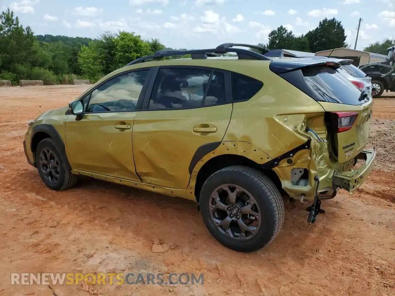 2 Photograph of a damaged car JF2GTHSC9MH331356 SUBARU CROSSTREK 2021