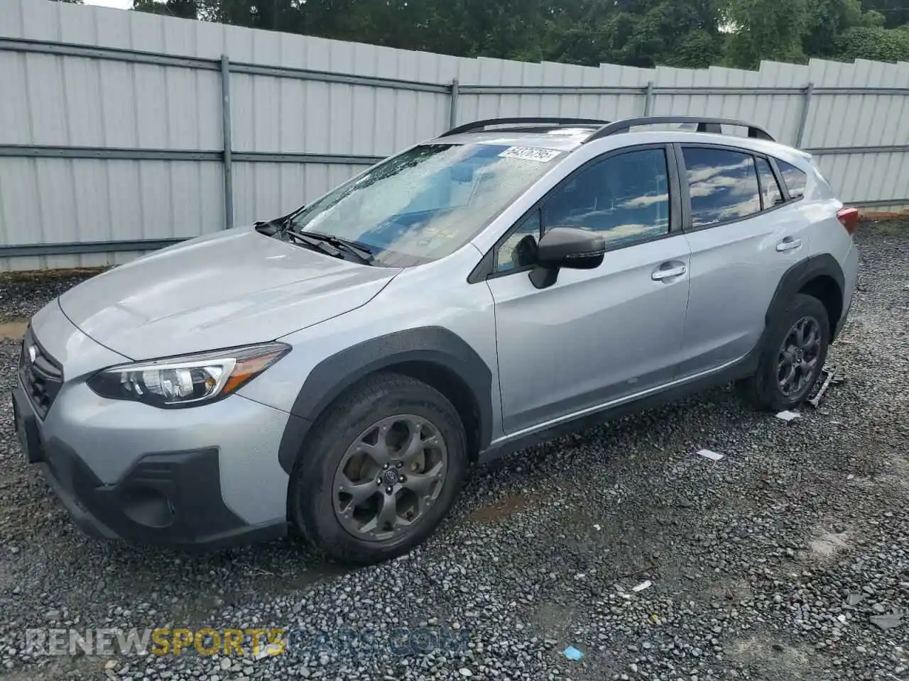1 Photograph of a damaged car JF2GTHSC9MH344138 SUBARU CROSSTREK 2021