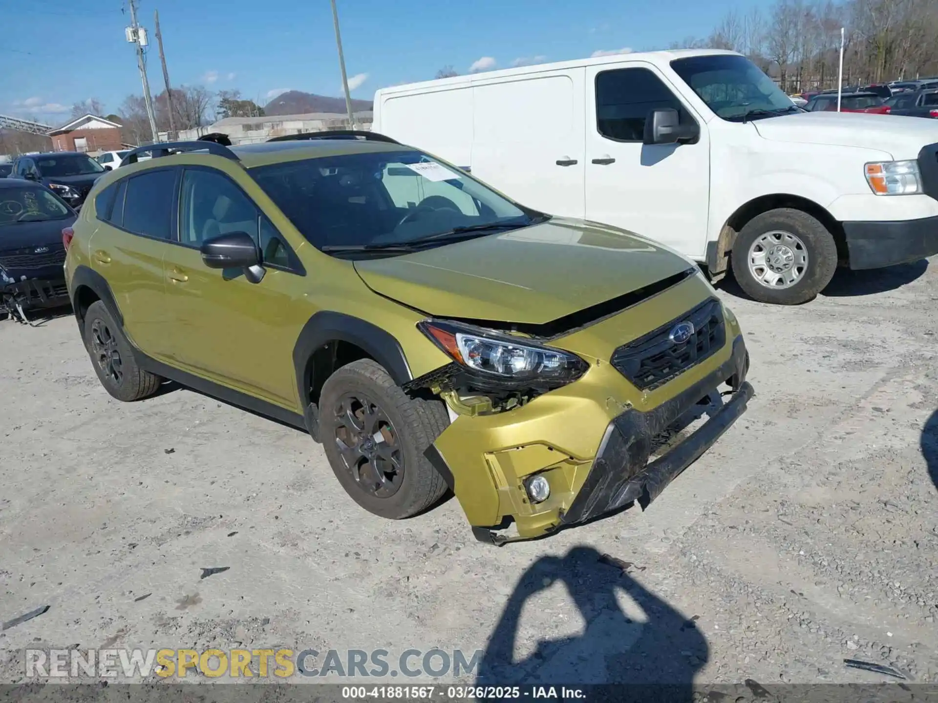 1 Photograph of a damaged car JF2GTHSC9MH344835 SUBARU CROSSTREK 2021