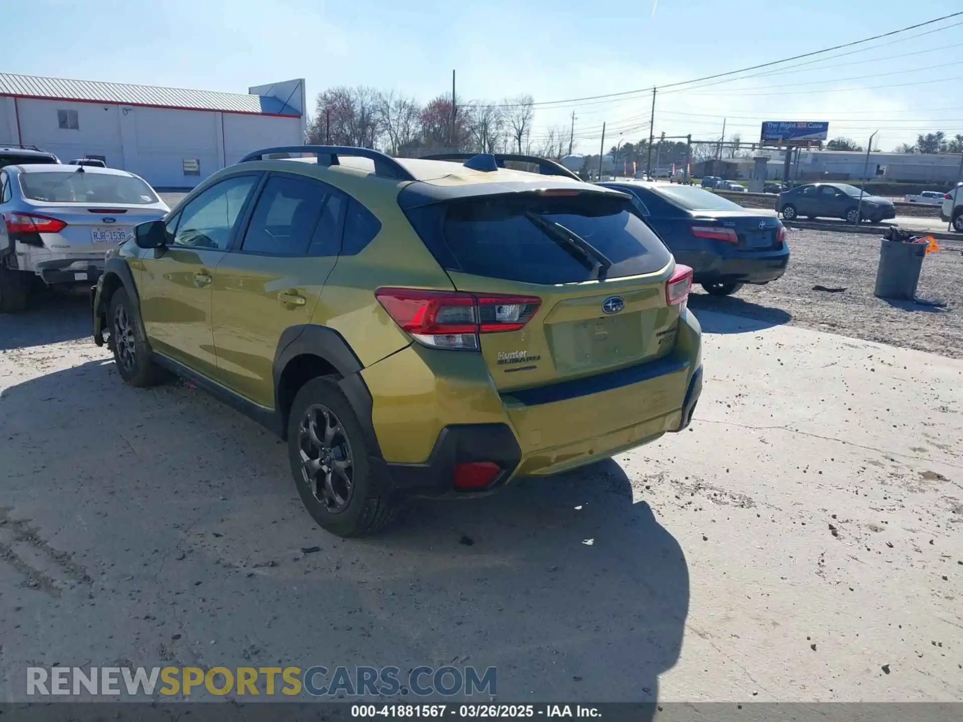 3 Photograph of a damaged car JF2GTHSC9MH344835 SUBARU CROSSTREK 2021