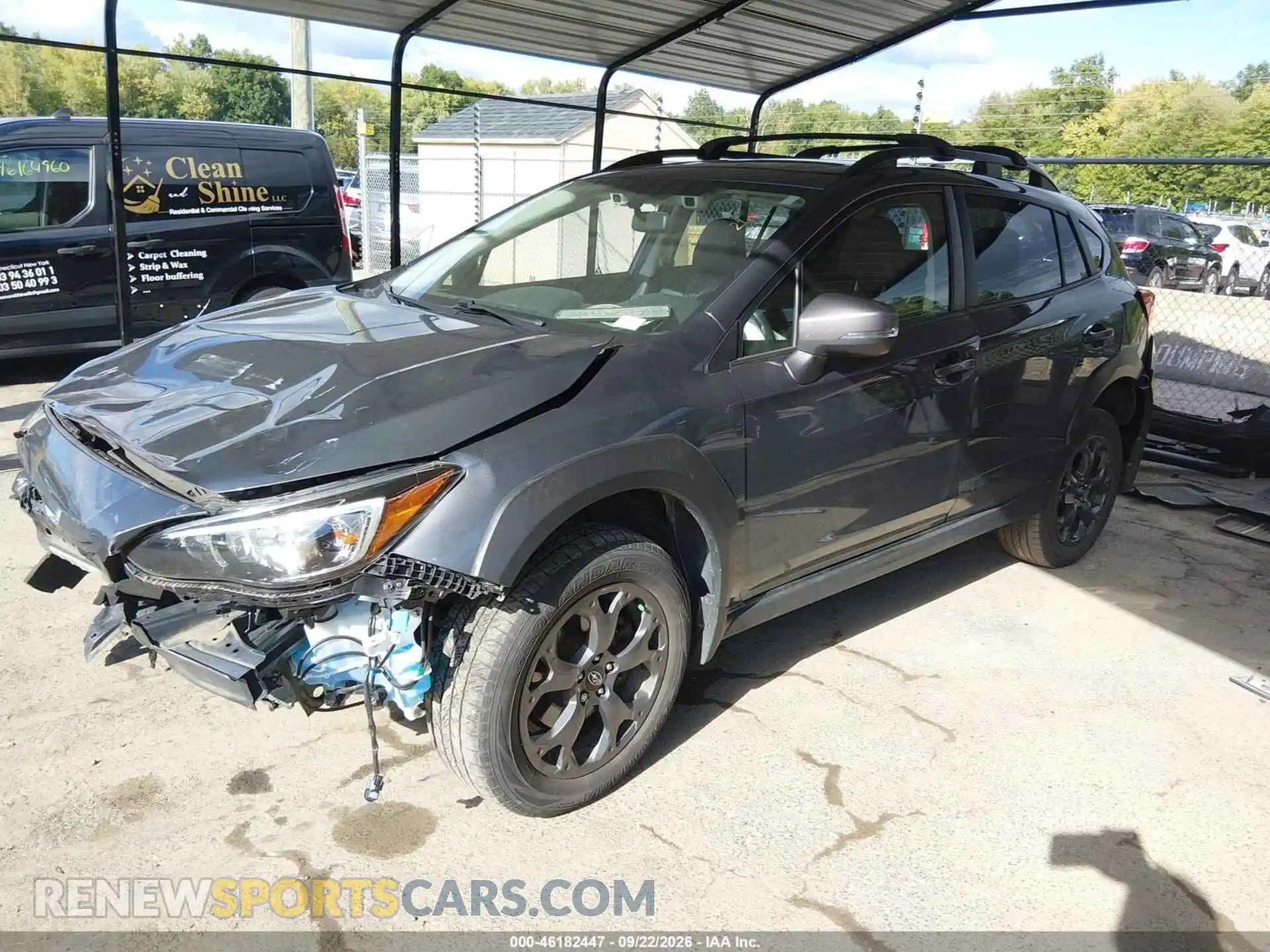 2 fotografías del automóvil dañado JF2GTHSC9MH380606 SUBARU CROSSTREK 2021