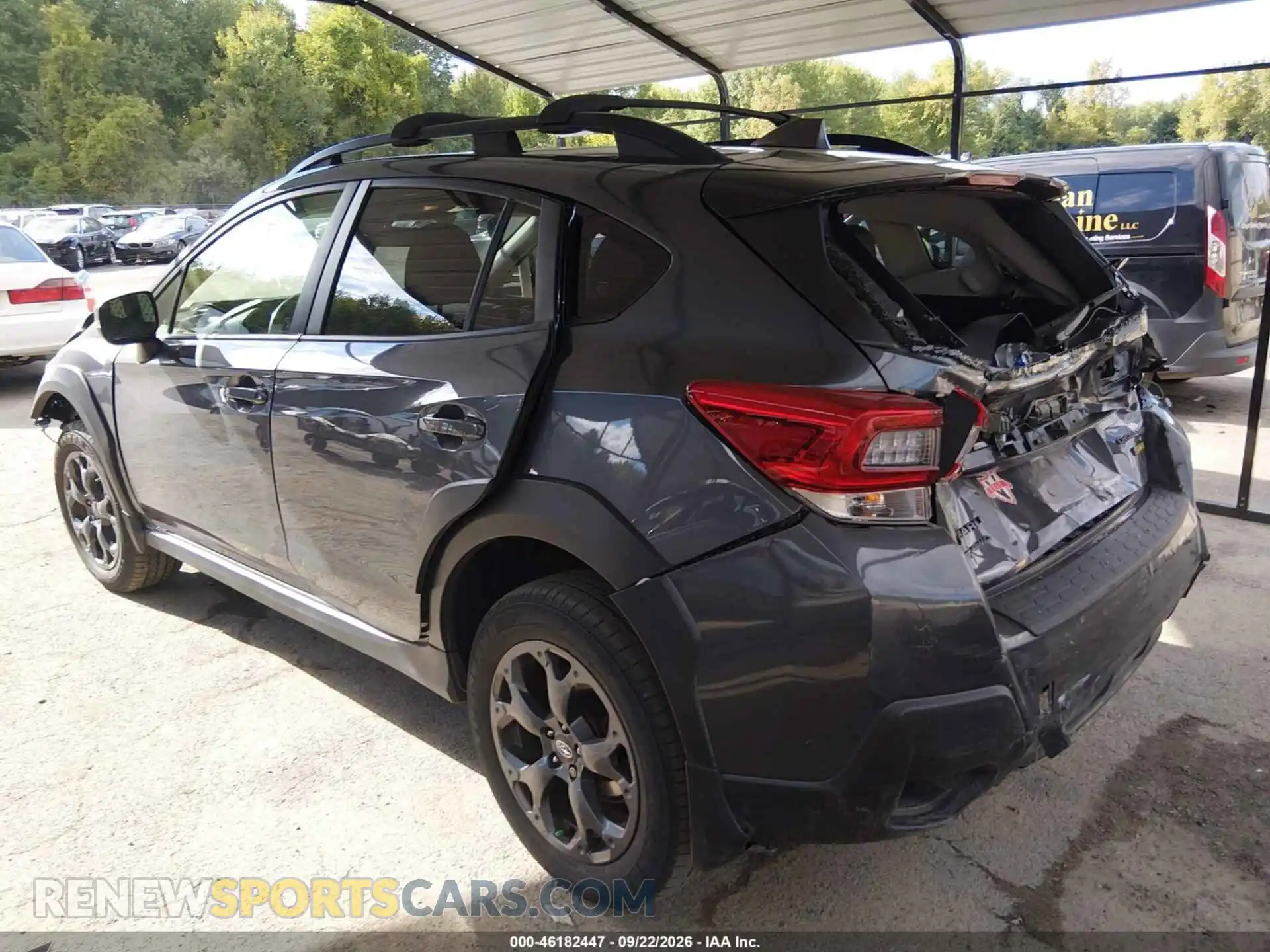 3 fotografías del automóvil dañado JF2GTHSC9MH380606 SUBARU CROSSTREK 2021