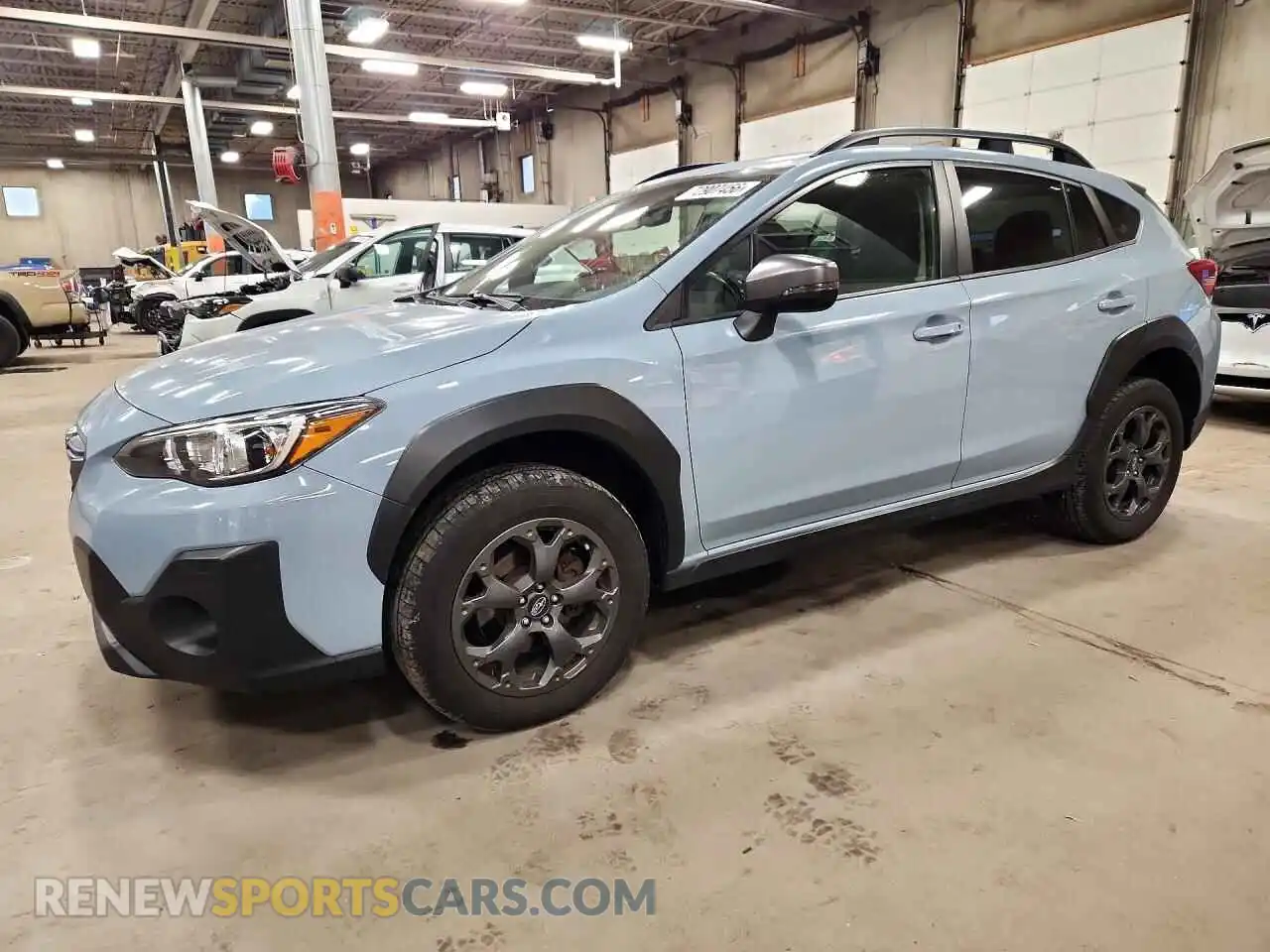 1 Photograph of a damaged car JF2GTHSC9MH671980 SUBARU CROSSTREK 2021