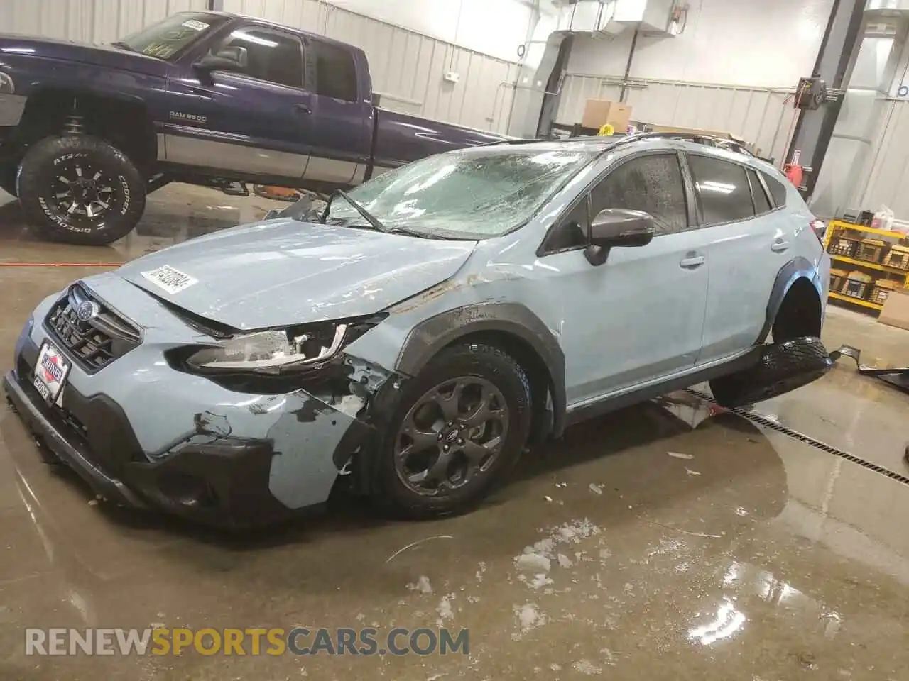 1 Photograph of a damaged car JF2GTHSC9MH676175 SUBARU CROSSTREK 2021