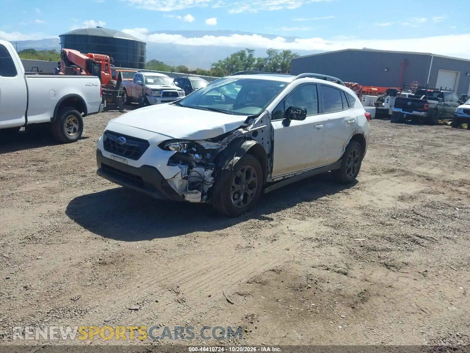 2 fotografías del automóvil dañado JF2GTHSCXMH247370 SUBARU CROSSTREK 2021