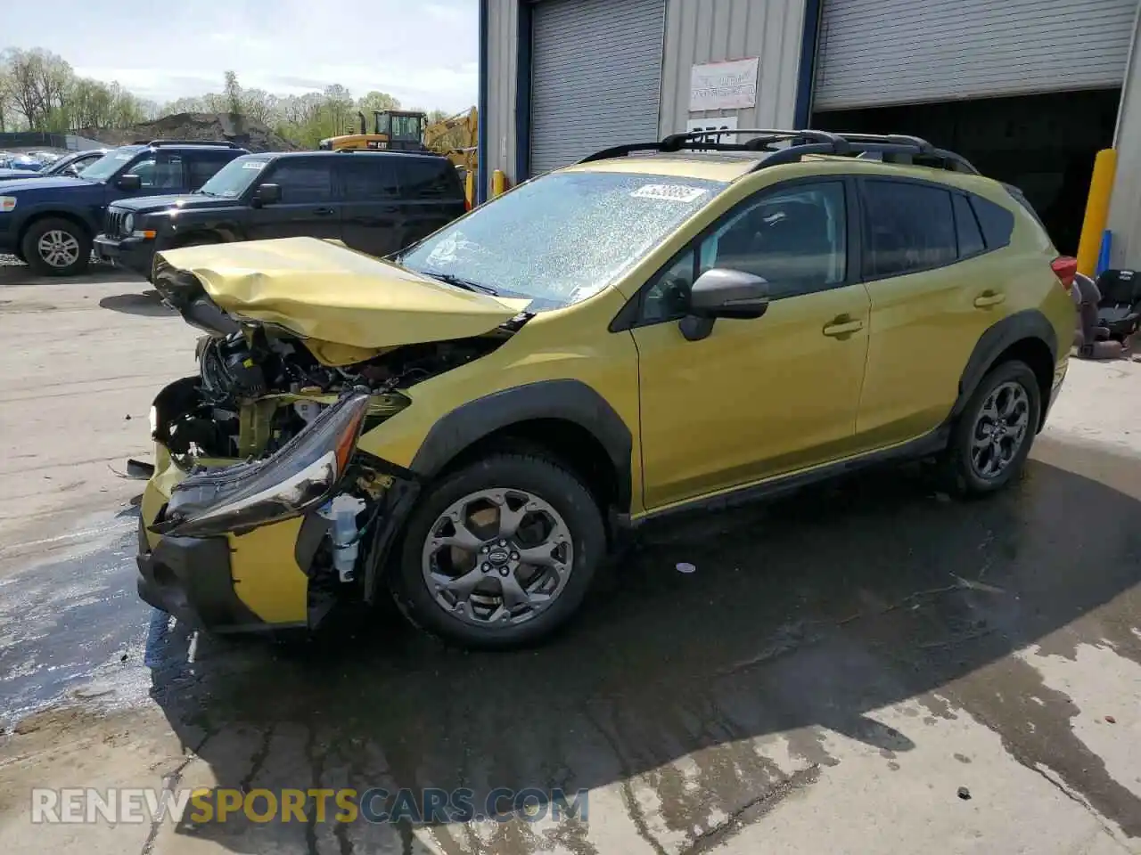 1 Photograph of a damaged car JF2GTHSCXMH315389 SUBARU CROSSTREK 2021