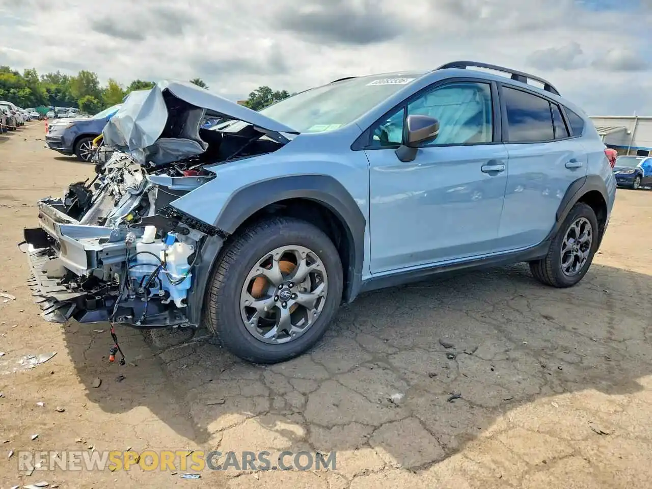 1 Photograph of a damaged car JF2GTHSCXMH315490 SUBARU CROSSTREK 2021