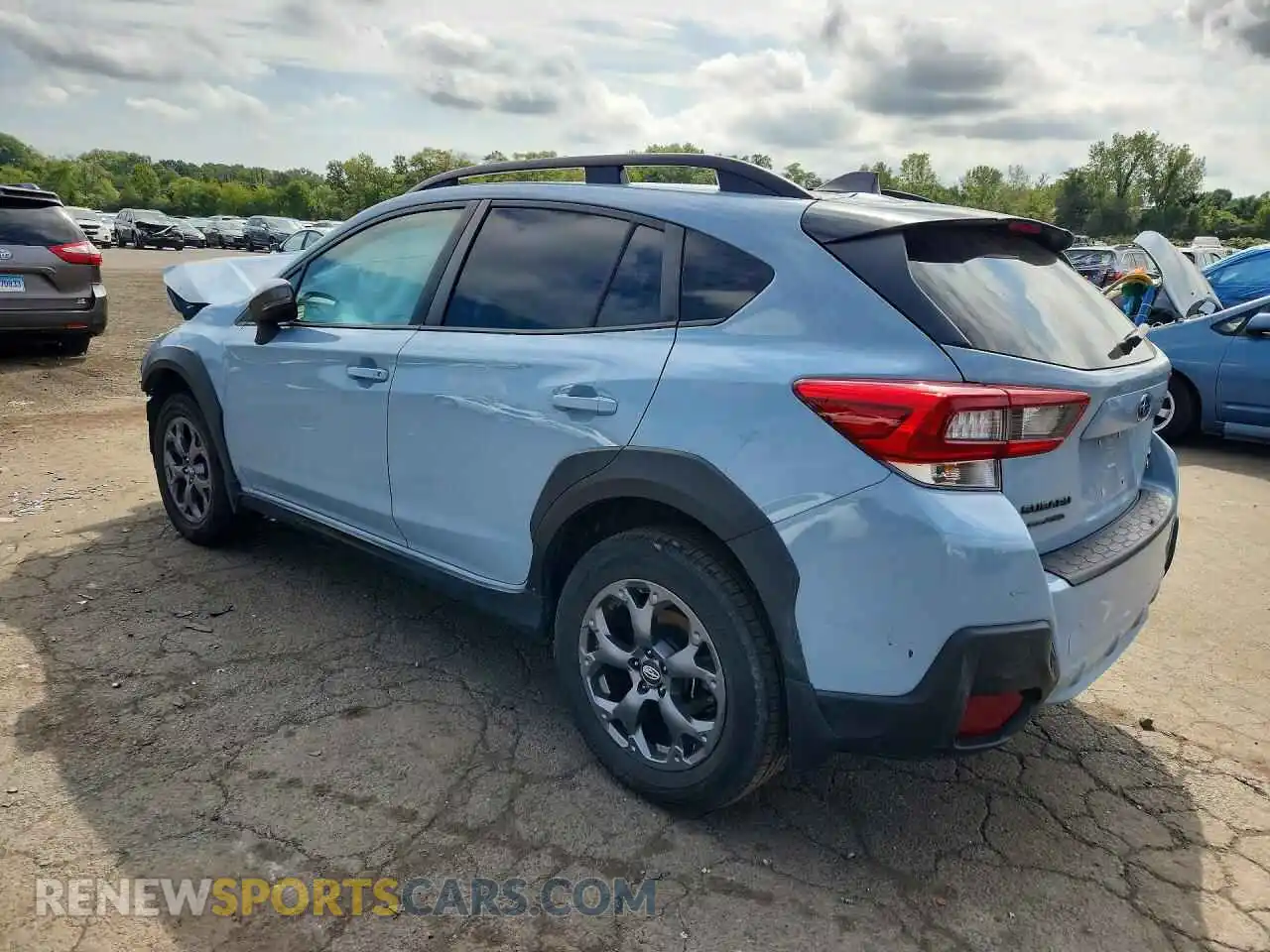 2 Photograph of a damaged car JF2GTHSCXMH315490 SUBARU CROSSTREK 2021