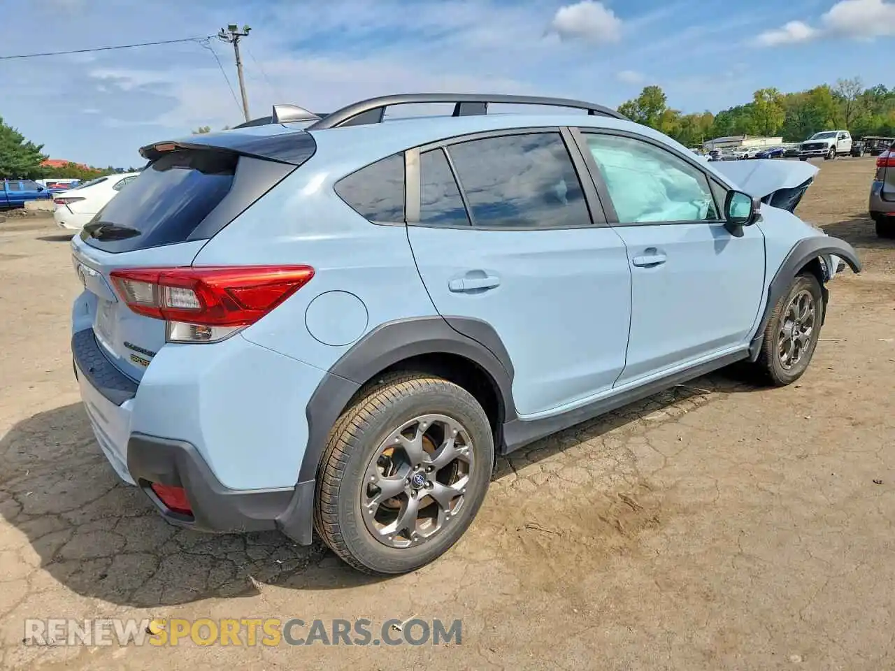 3 Photograph of a damaged car JF2GTHSCXMH315490 SUBARU CROSSTREK 2021