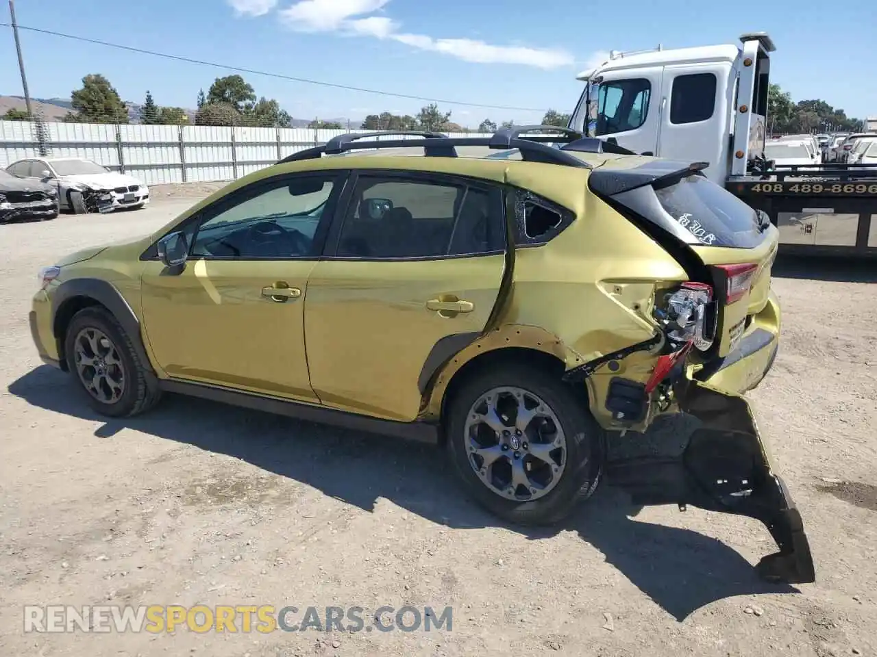 2 Photograph of a damaged car JF2GTHSCXMH319345 SUBARU CROSSTREK 2021