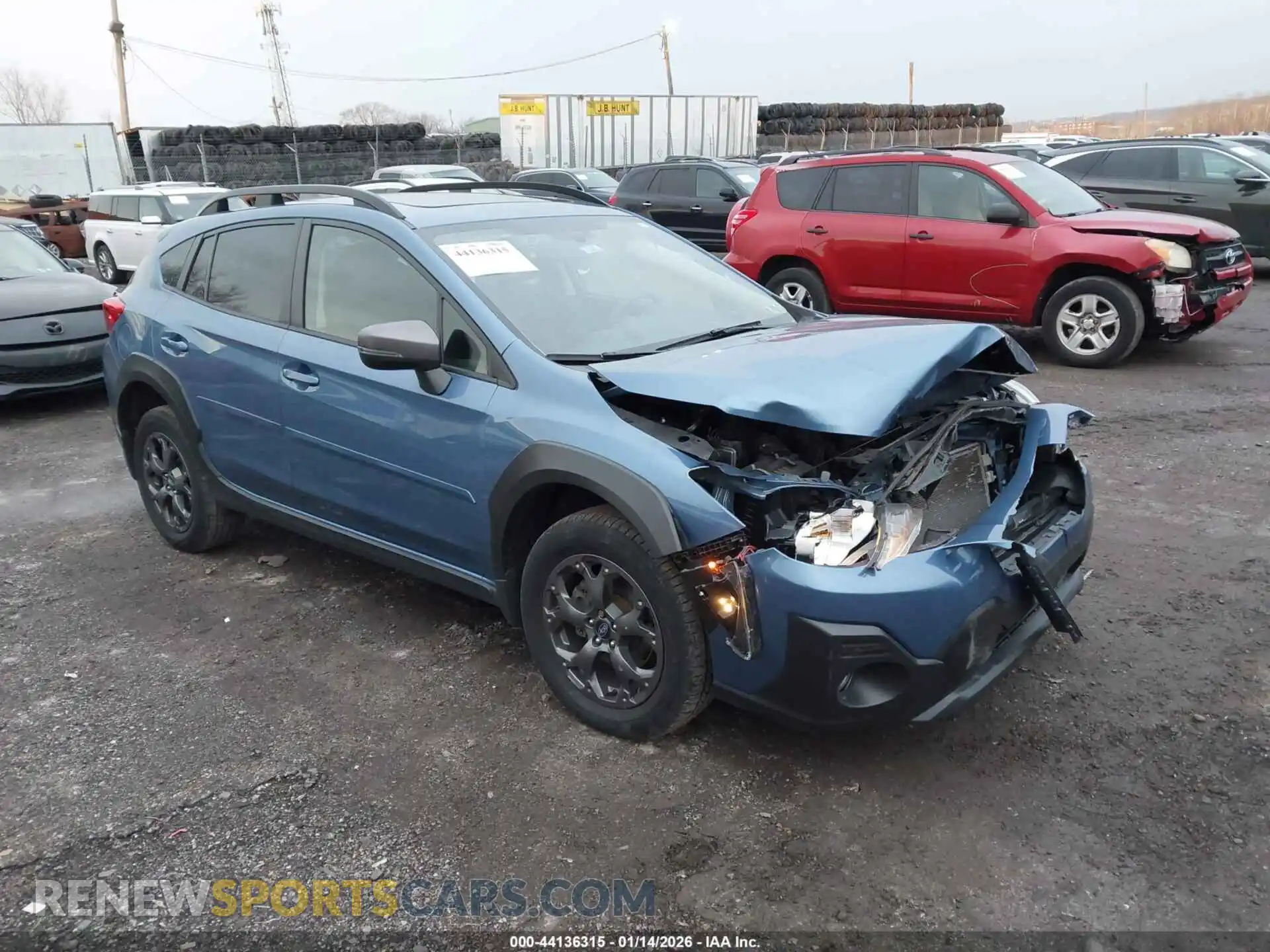 1 Photograph of a damaged car JF2GTHSCXMH685838 SUBARU CROSSTREK 2021
