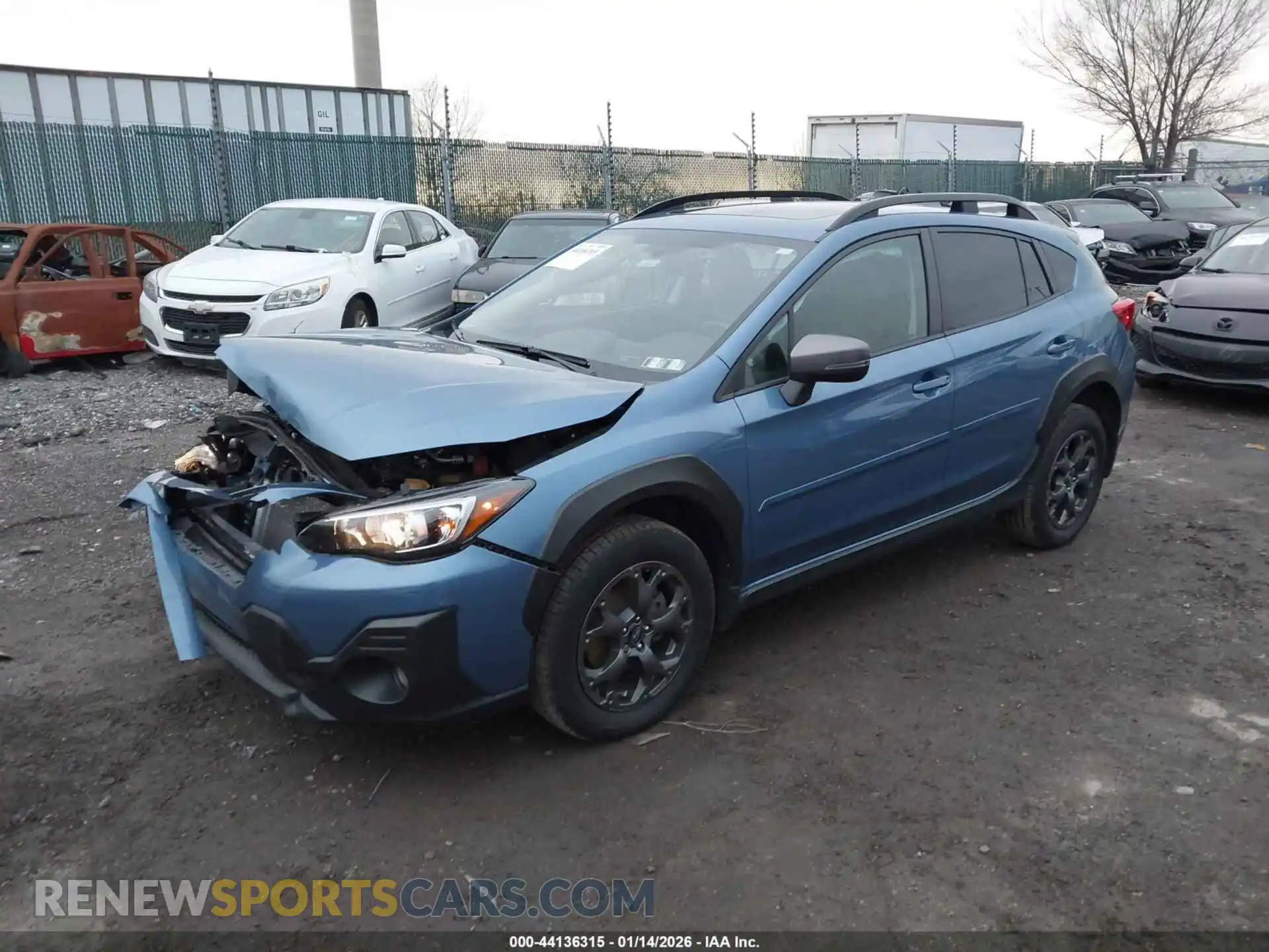 2 Photograph of a damaged car JF2GTHSCXMH685838 SUBARU CROSSTREK 2021
