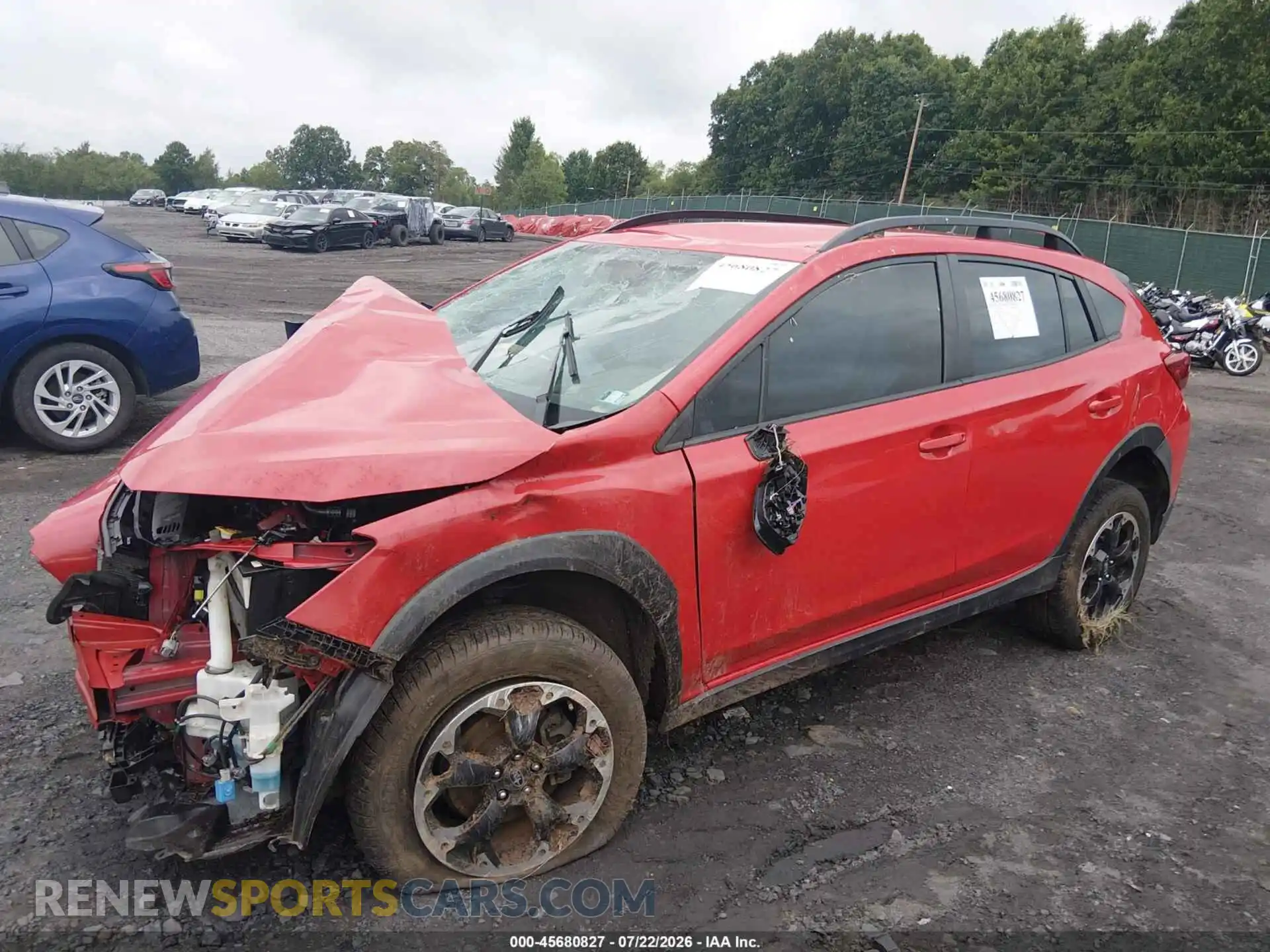 2 Photograph of a damaged car JF2GTABC5NH279393 SUBARU CROSSTREK 2022